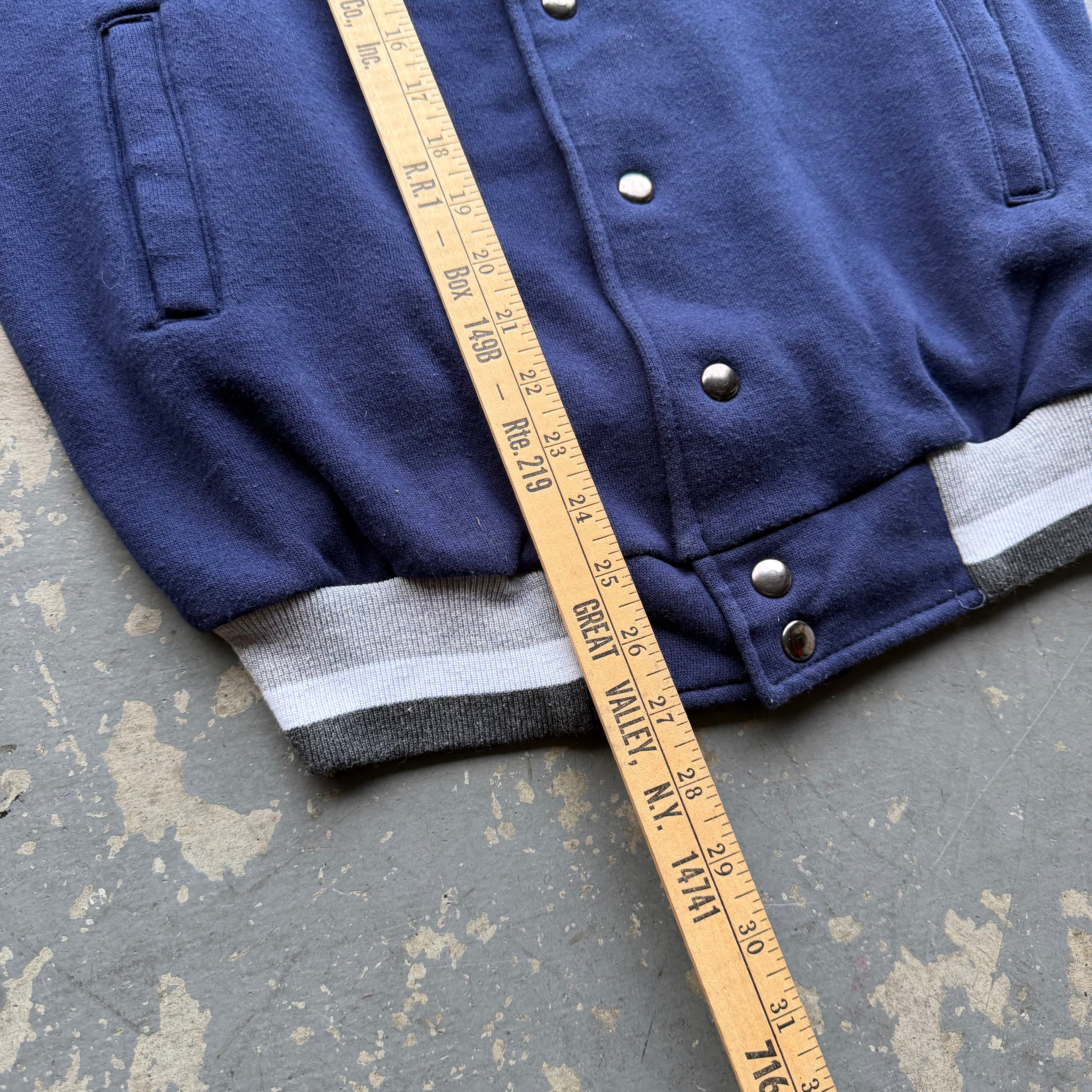 90'S CHARGERS MAJESTIC VARSITY SWEATSHIRT JACKET (M)