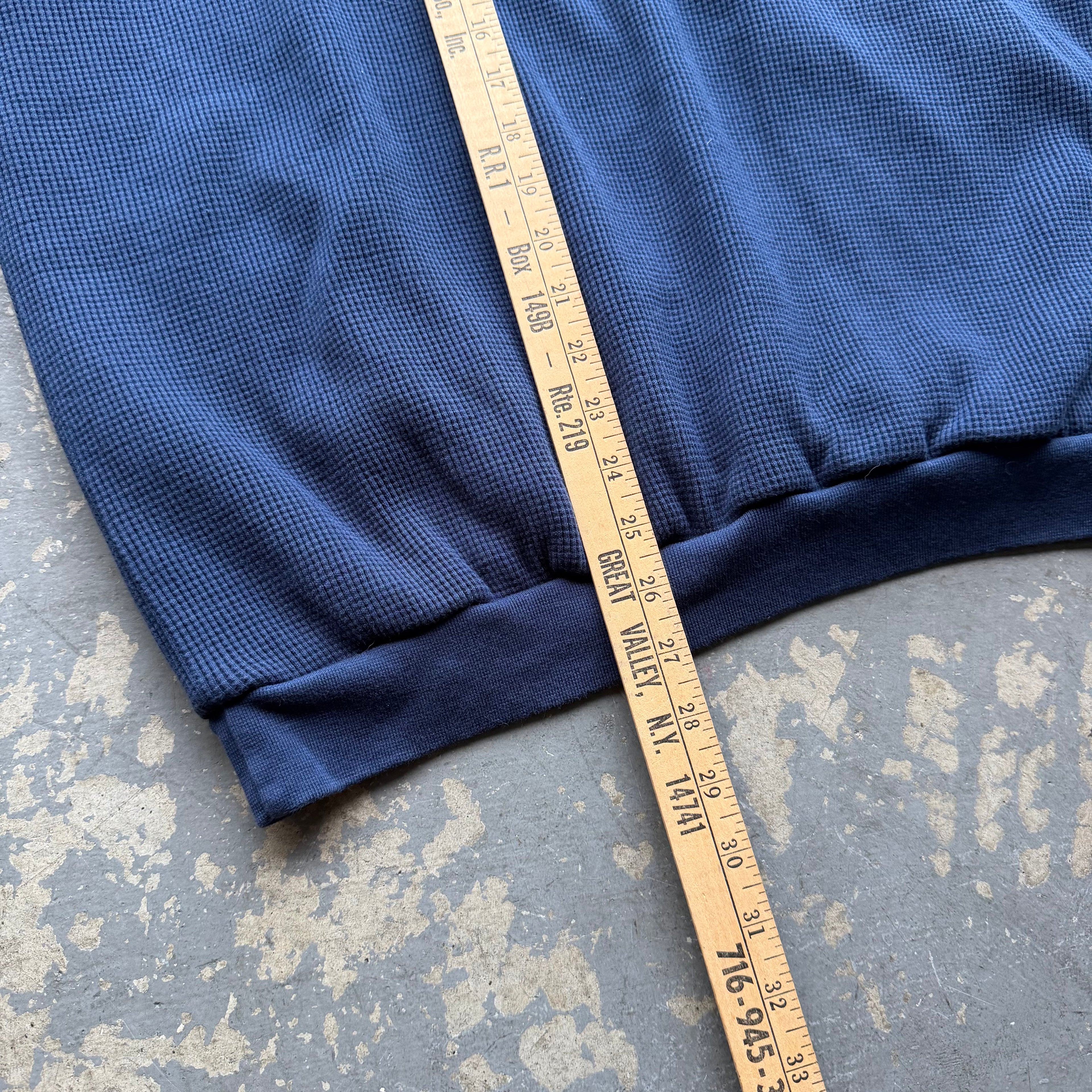 90'S CHARGERS LOGO ATHLETIC WAFFLE KNIT NYLON CREWNECK (XL)
