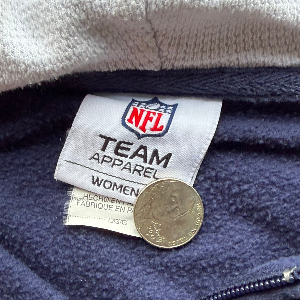 00'S CHARGERS SAN DIEGO WOMEN'S ZIP UP HOODIE (L)
