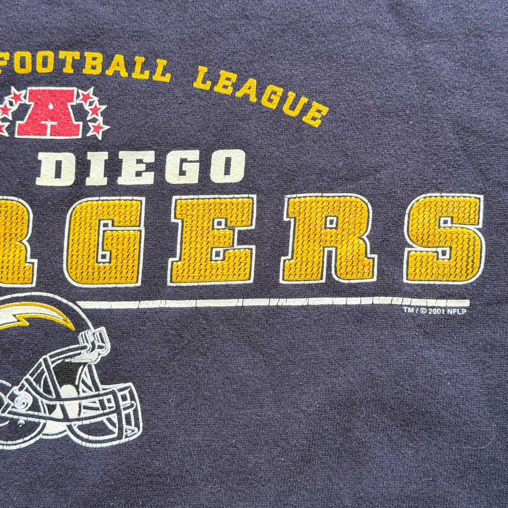 2001 CHARGERS SAN DIEGO CHARGERS NFL CREWNECK (2XL)