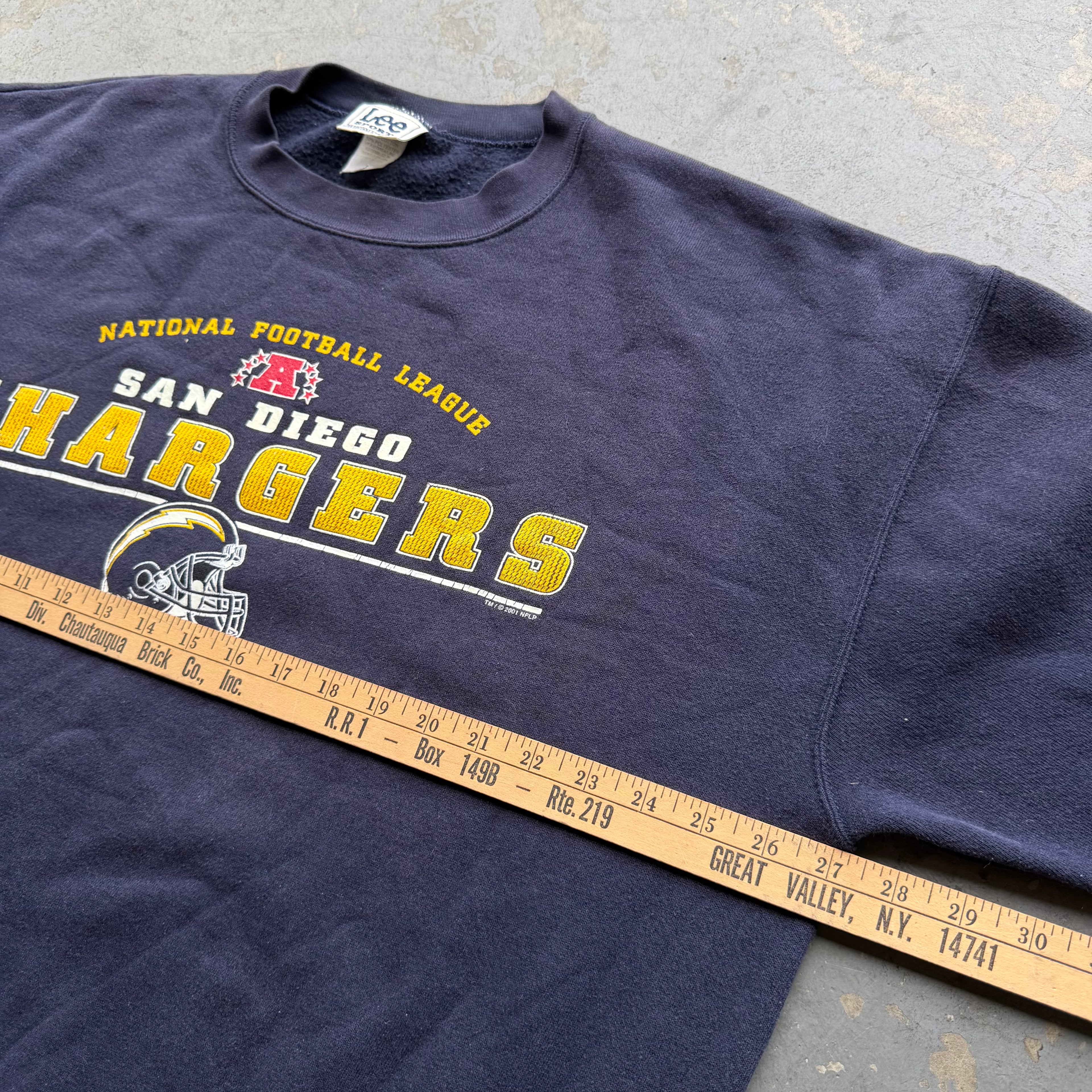 2001 CHARGERS SAN DIEGO CHARGERS NFL CREWNECK (2XL)