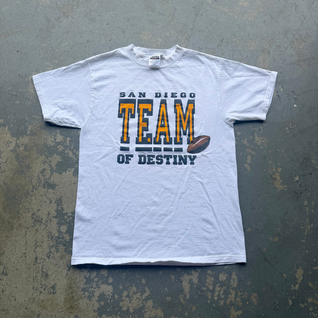 90'S CHARGERS TEAM OF DESTINY T-SHIRT (L)