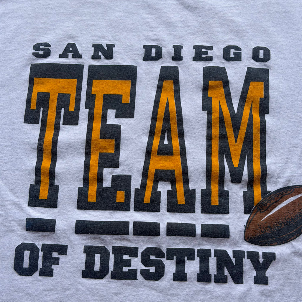 90'S CHARGERS TEAM OF DESTINY T-SHIRT (L)