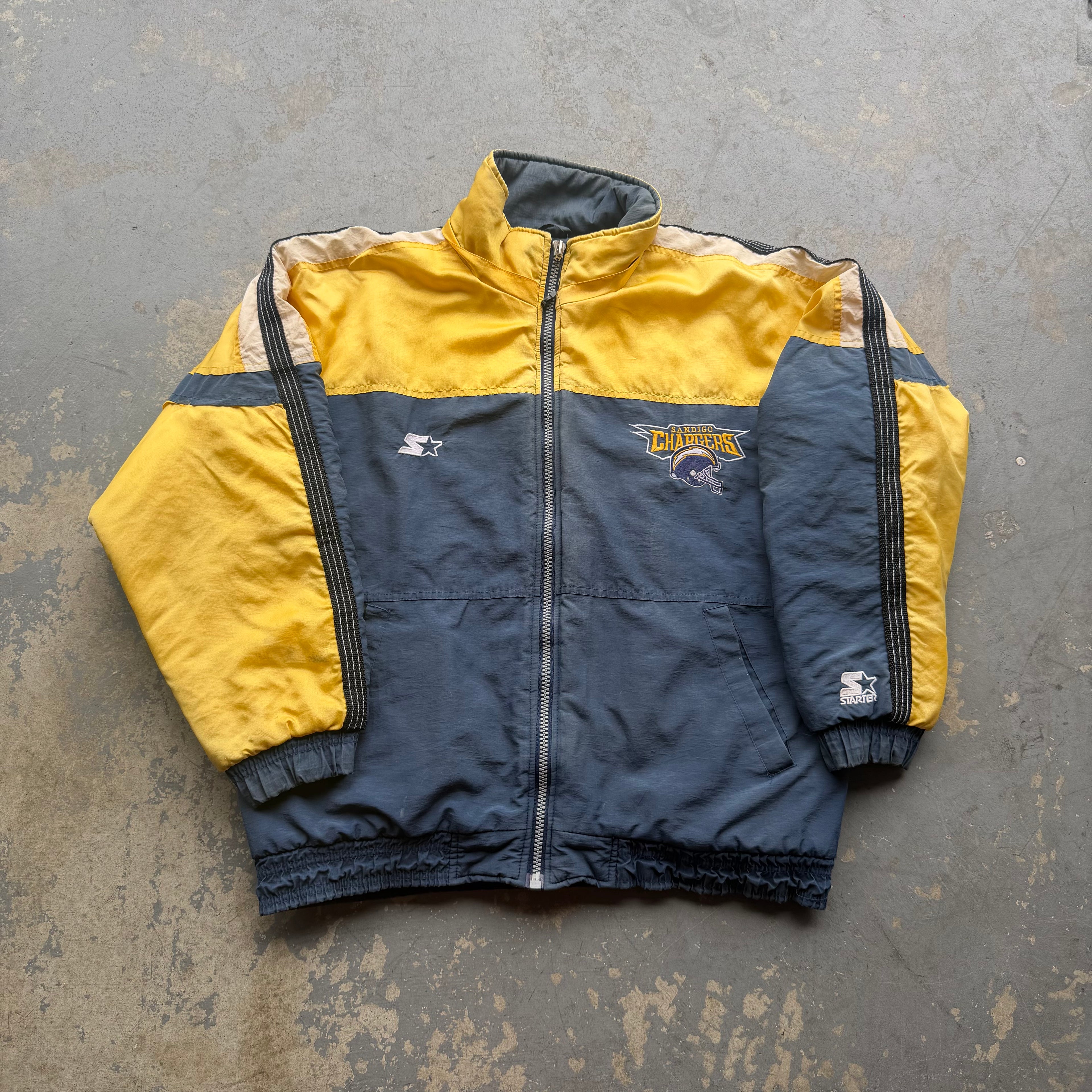 90'S CHARGERS STARTER PRO LINE JACKET (M)