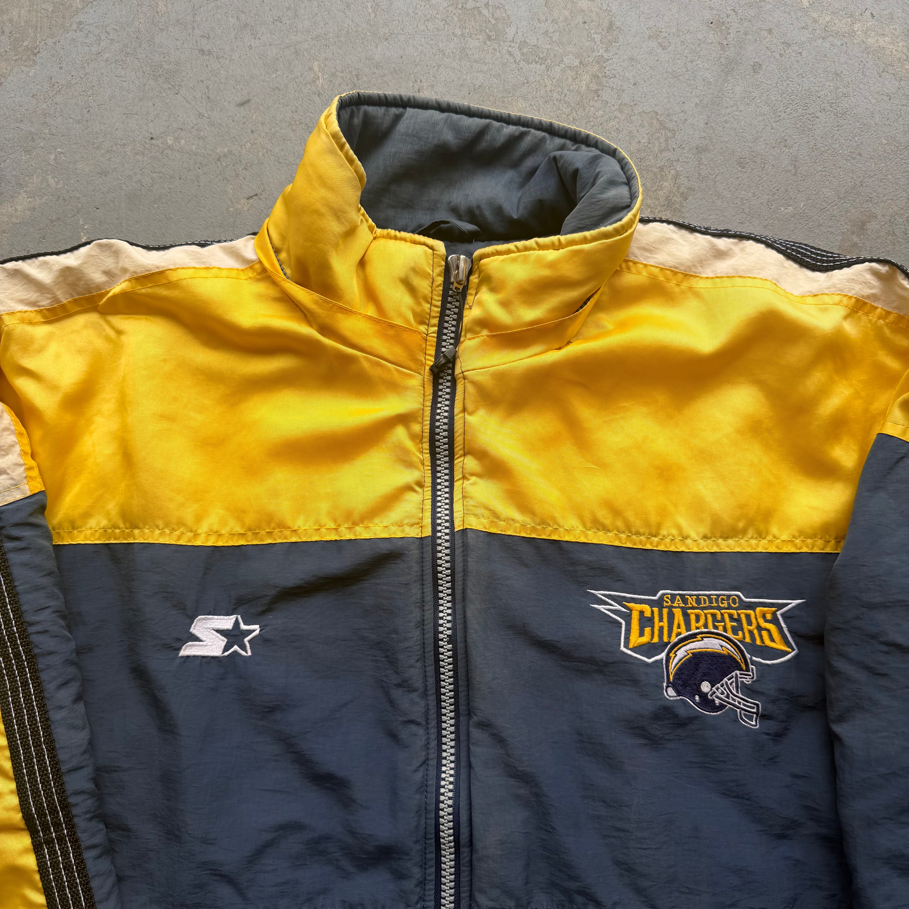 90'S CHARGERS STARTER PRO LINE JACKET (M)