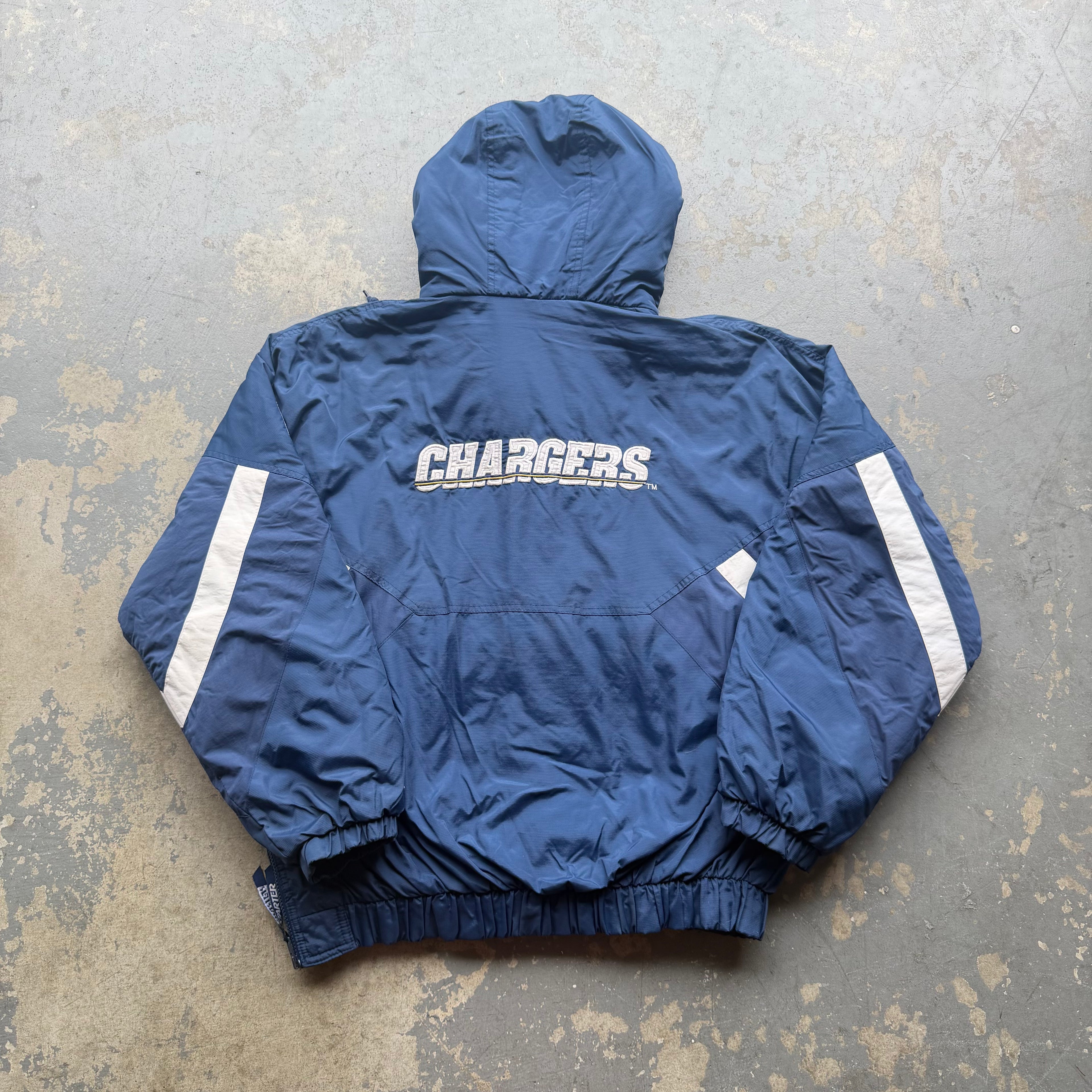 90'S CHARGERS STARTER PRO LINE PULLOVER JACKET (L)