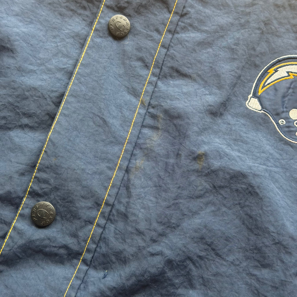 90'S CHARGERS CHAMPION SIDELINE SKI & SNOWBOARDING JACKET (L)