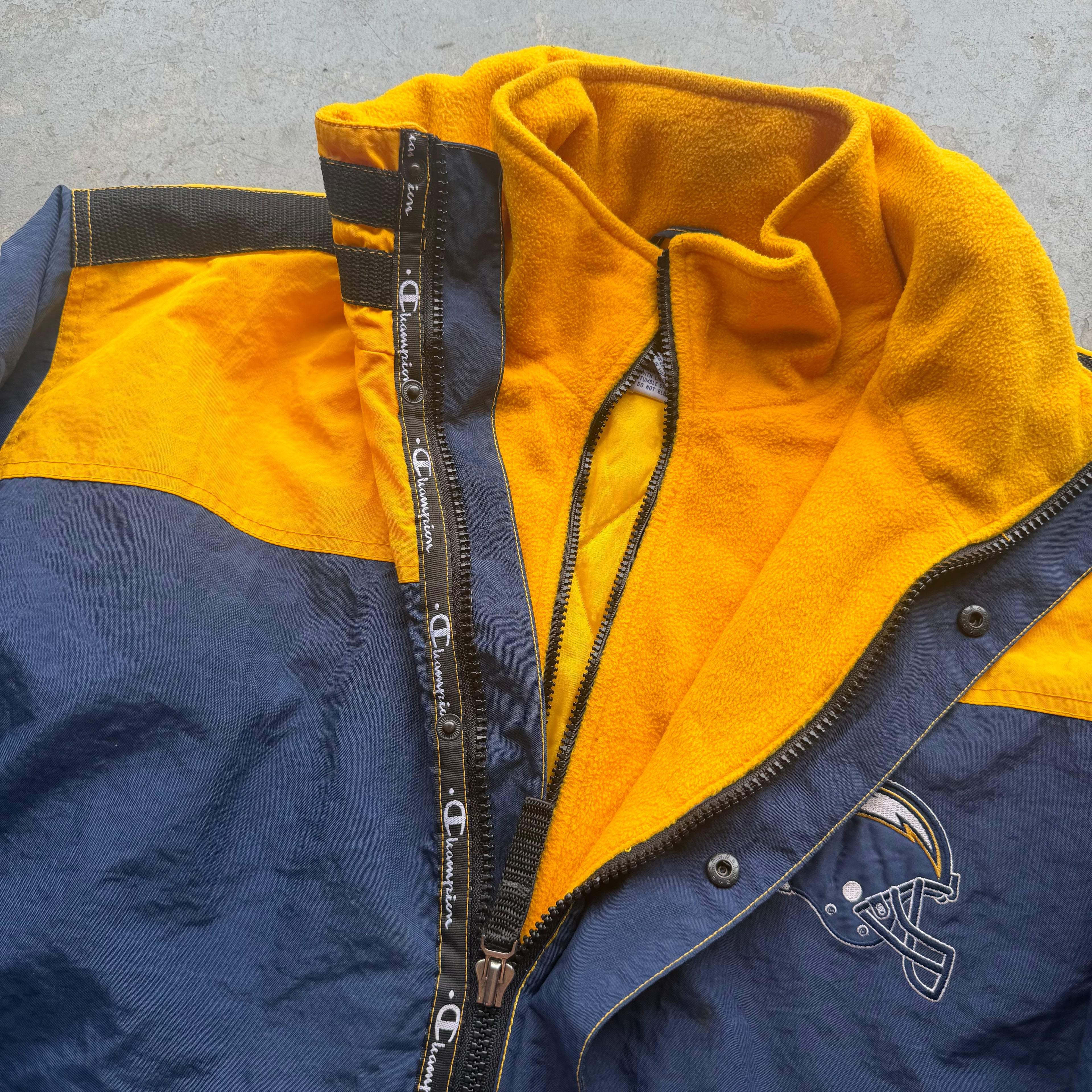 90'S CHARGERS CHAMPION SIDELINE SKI & SNOWBOARDING JACKET (L)