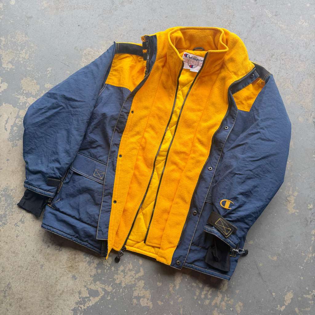 90'S CHARGERS CHAMPION SIDELINE SKI & SNOWBOARDING JACKET (L)