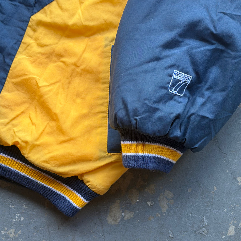 90'S CHARGERS LOGO 7 PUFFER JACKET (L)