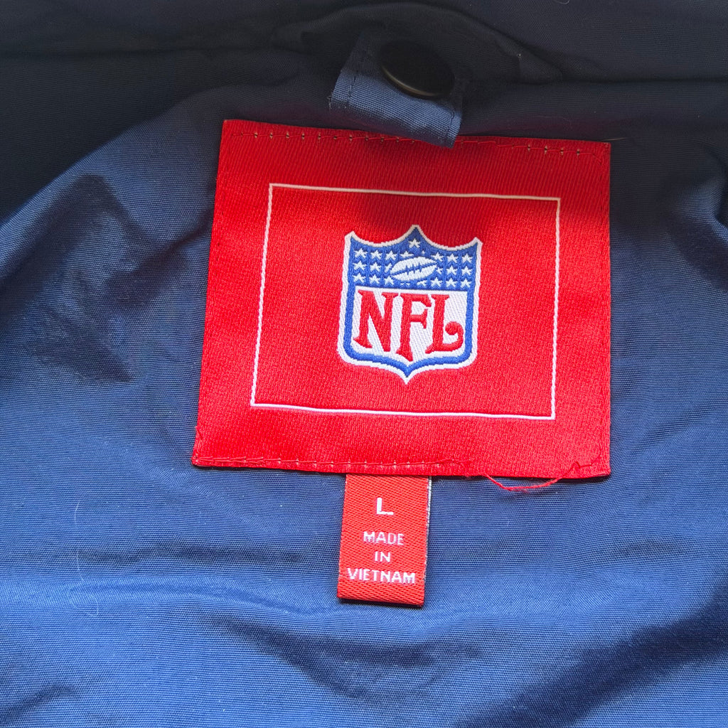 00'S CHARGERS NFL HOODED NYLON SHELL JACKET (L)