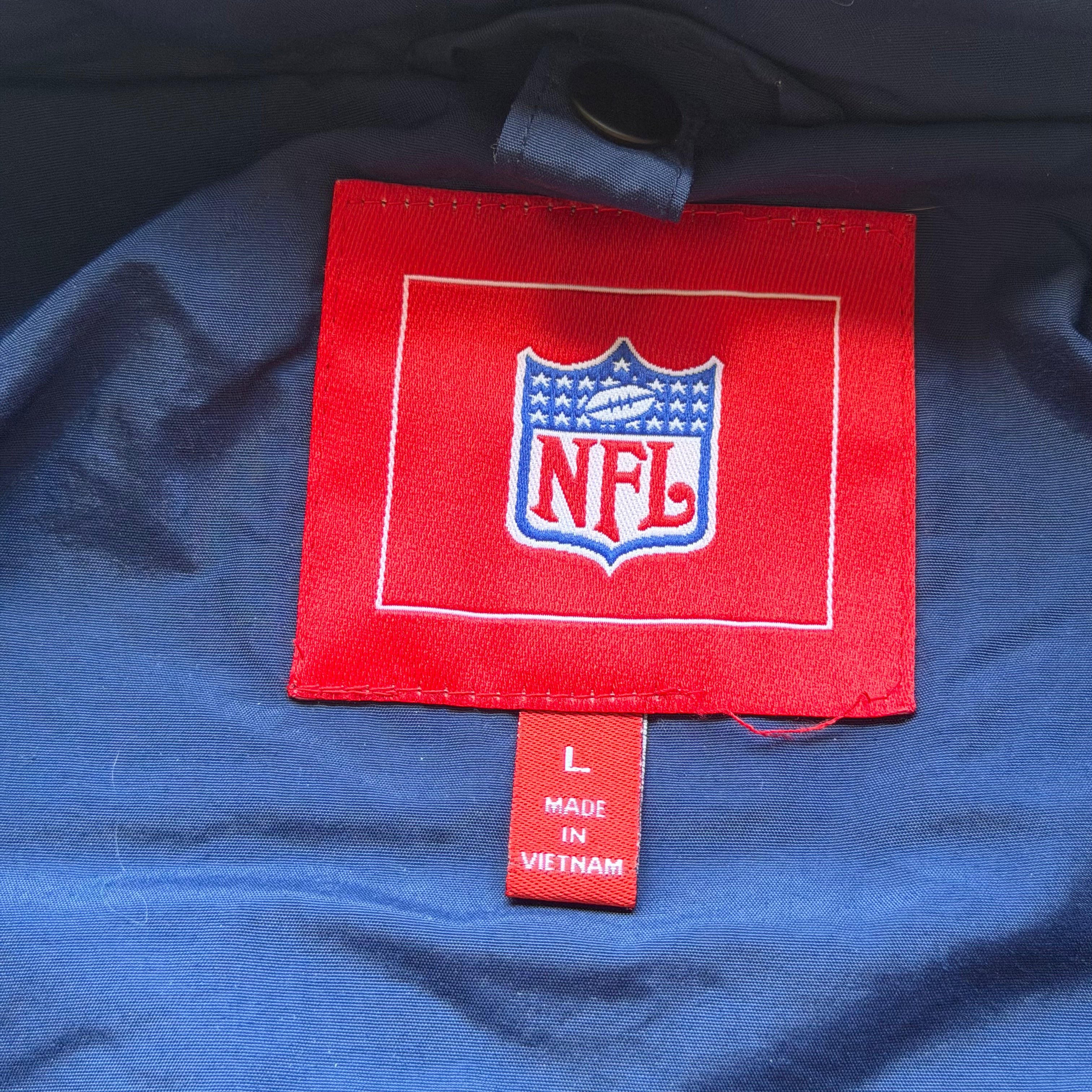 00'S CHARGERS NFL HOODED NYLON SHELL JACKET (L)