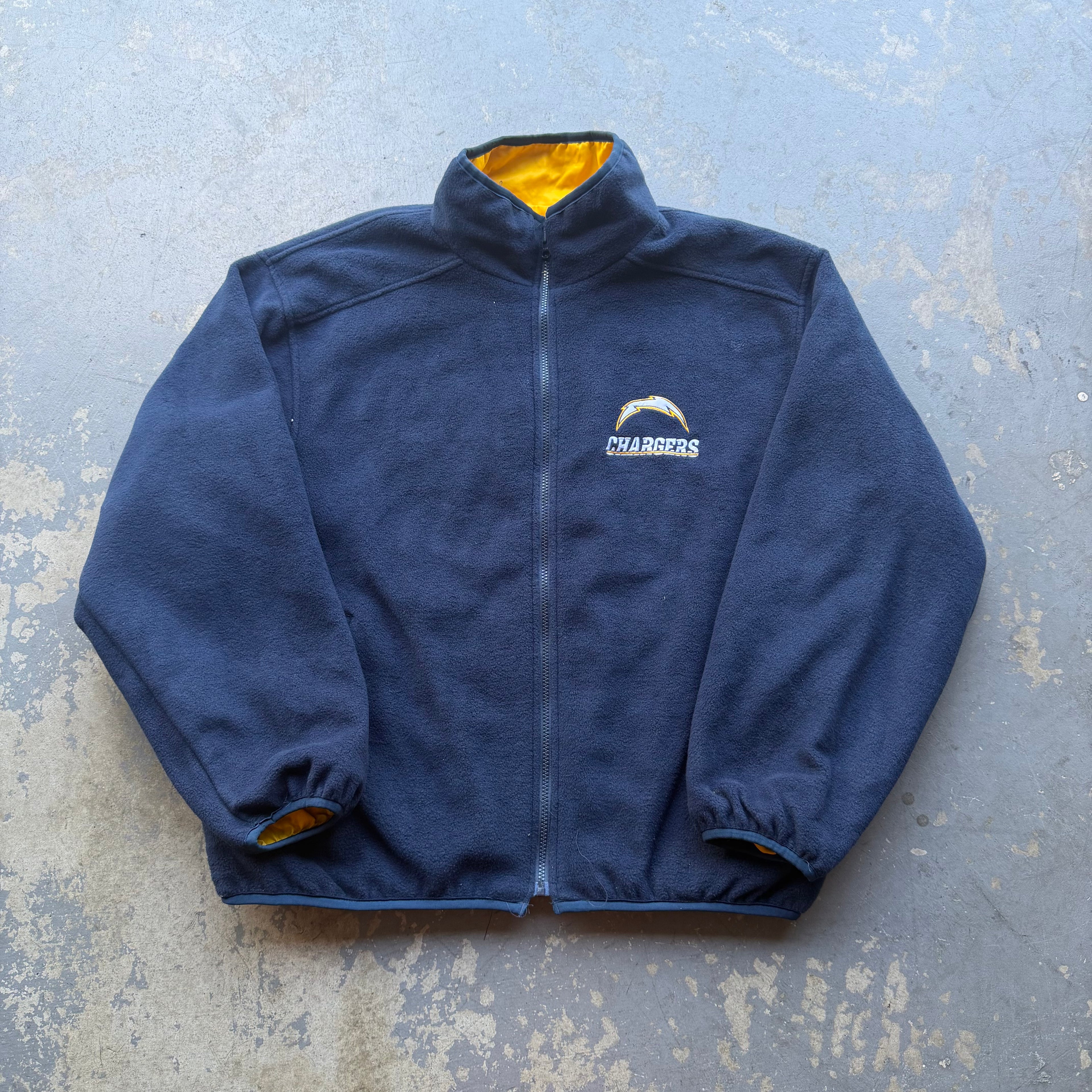 00'S CHARGERS 2-IN-1 FLEECE LINED JACKET (L)