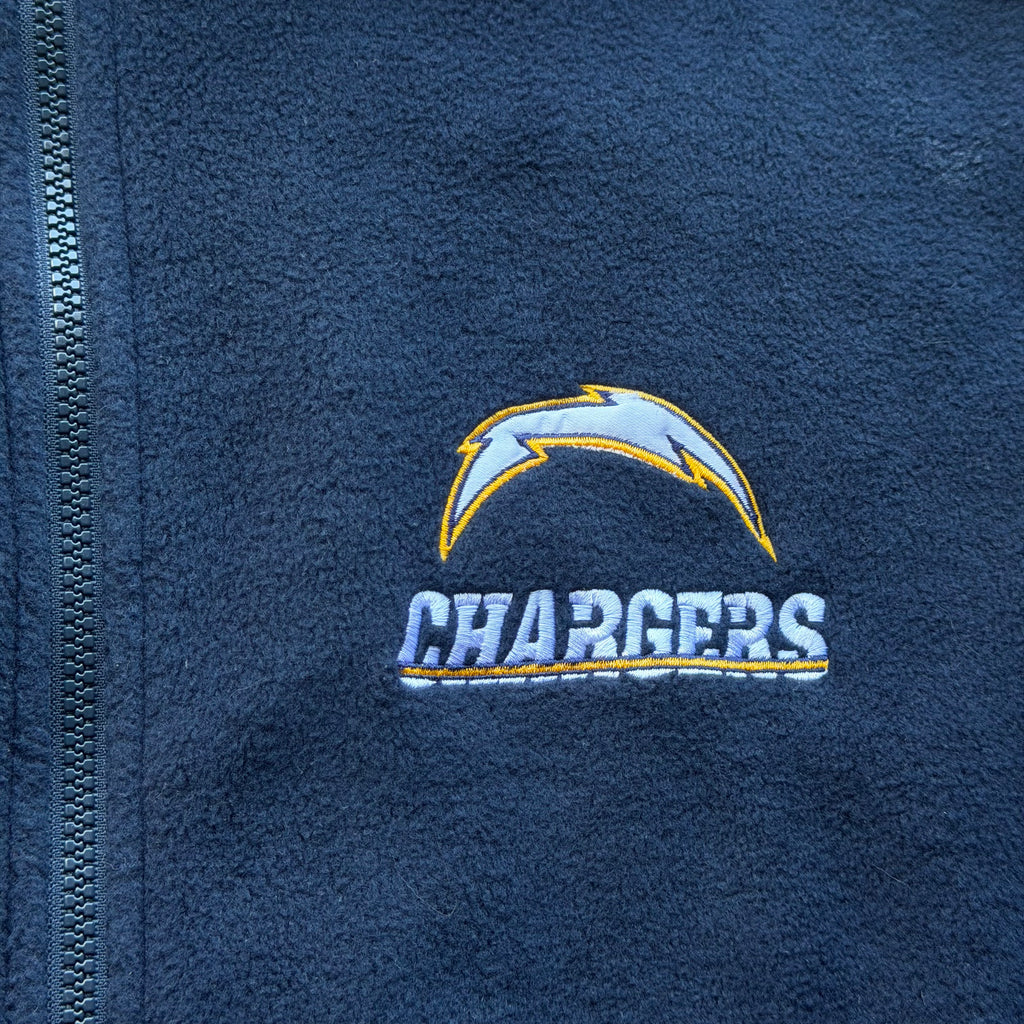 00'S CHARGERS 2-IN-1 FLEECE LINED JACKET (L)
