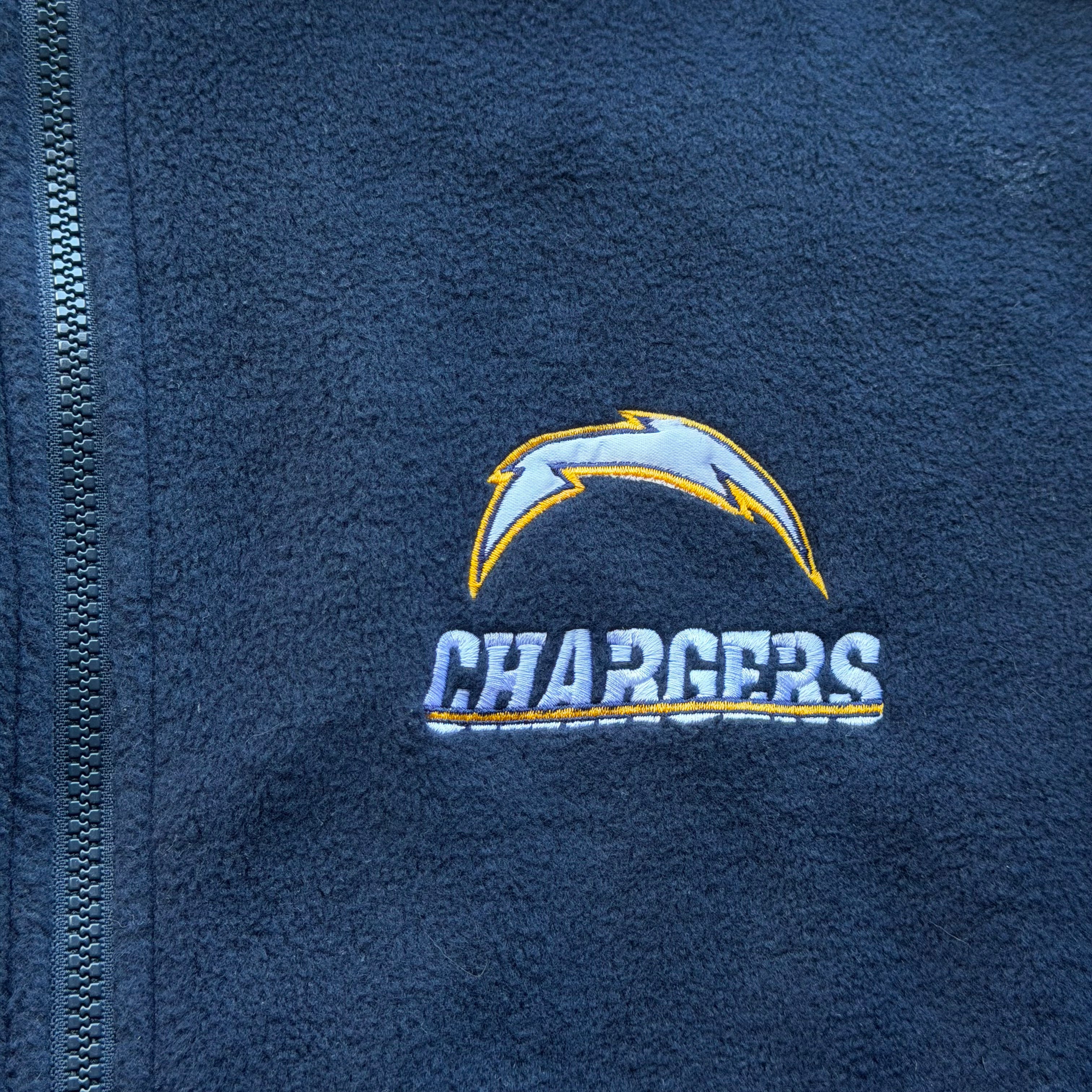00'S CHARGERS 2-IN-1 FLEECE LINED JACKET (L)