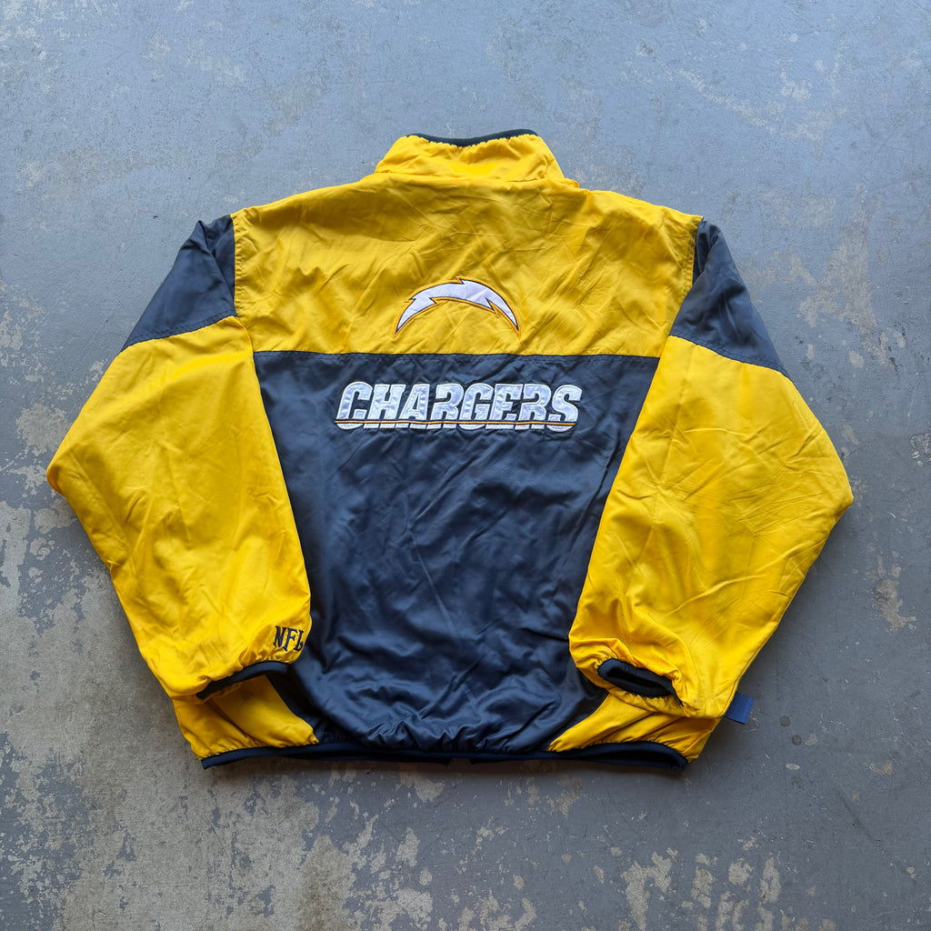 00'S CHARGERS 2-IN-1 FLEECE LINED JACKET (L)