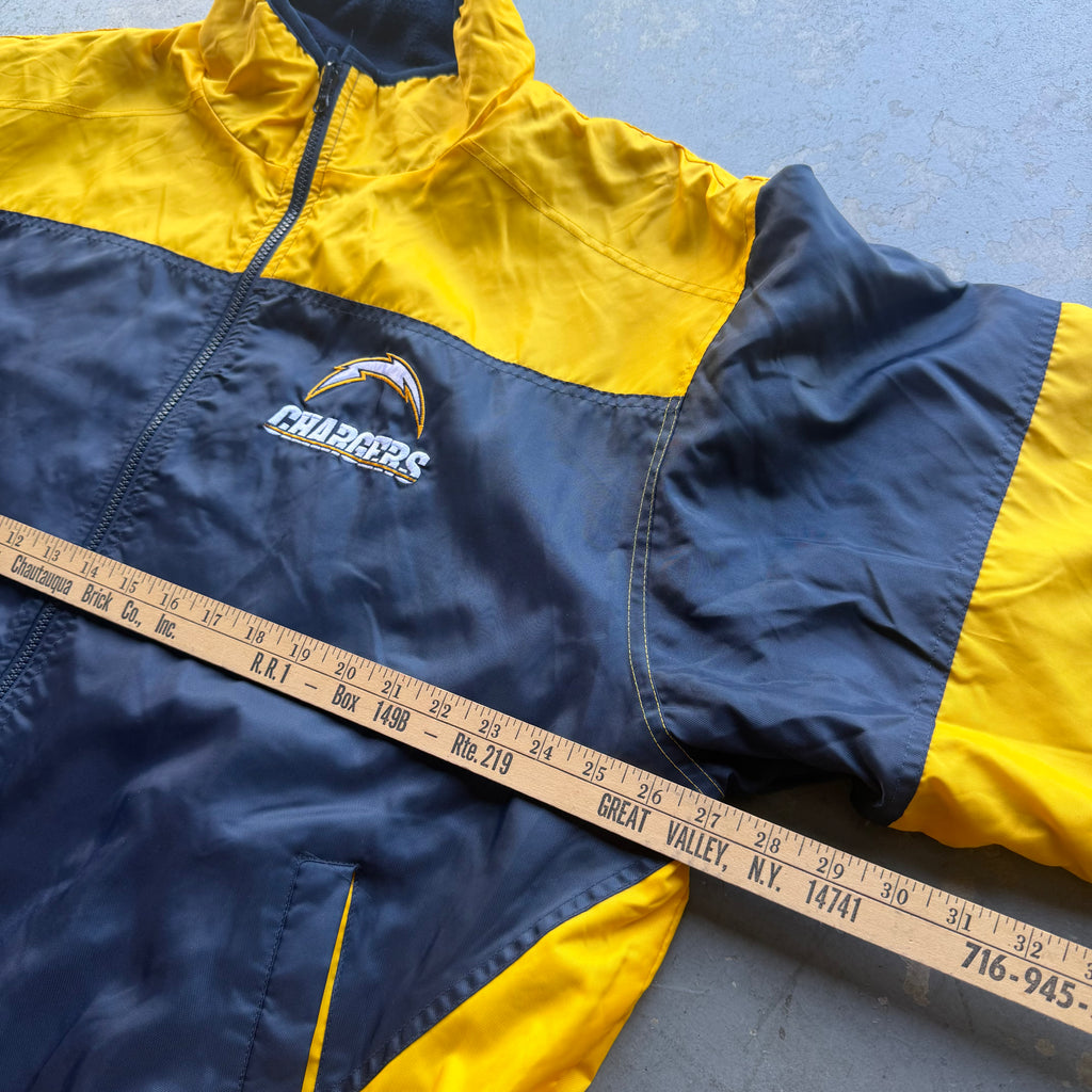 00'S CHARGERS 2-IN-1 FLEECE LINED JACKET (L)