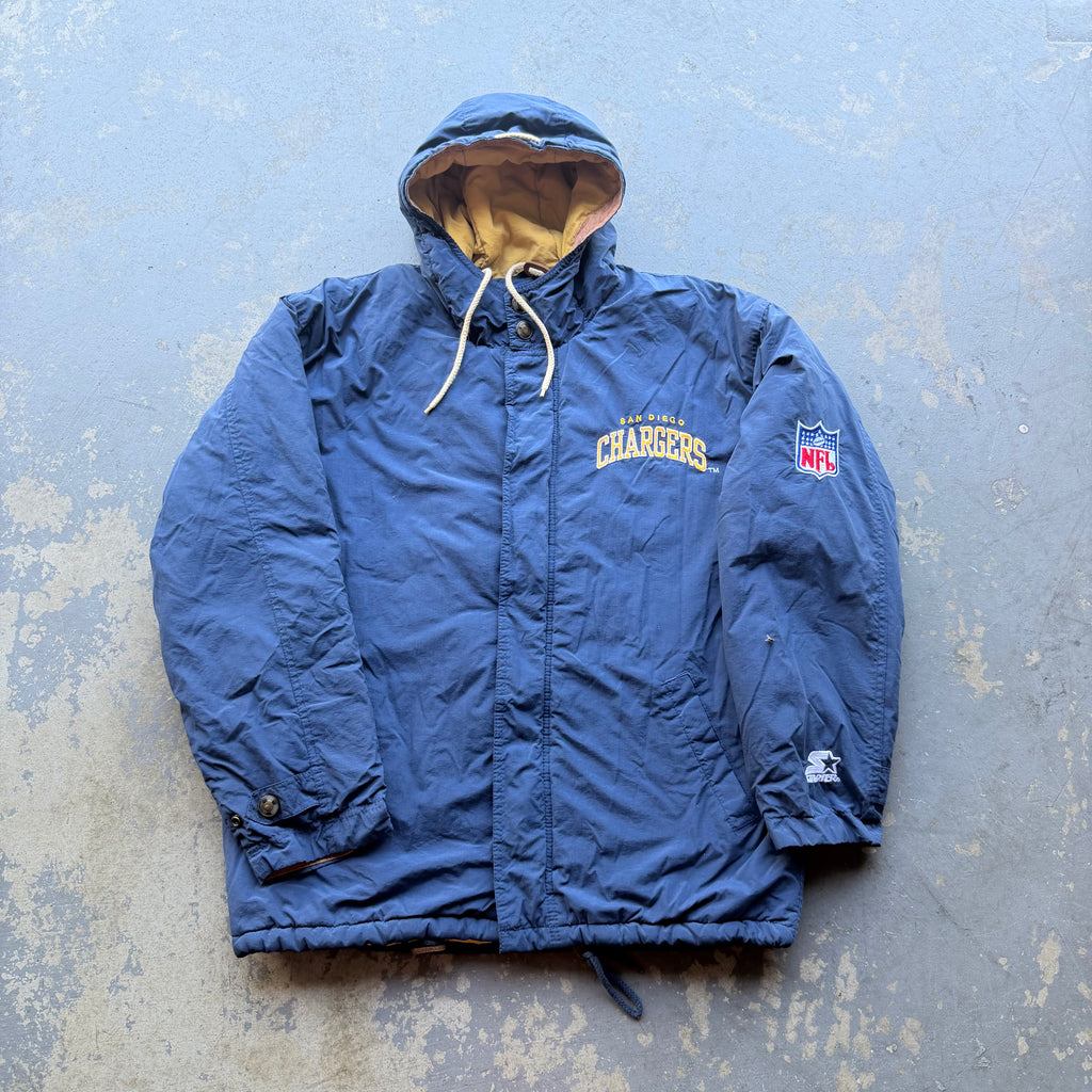 90'S CHARGERS STARTER NFL PUFFER JACKET (S)