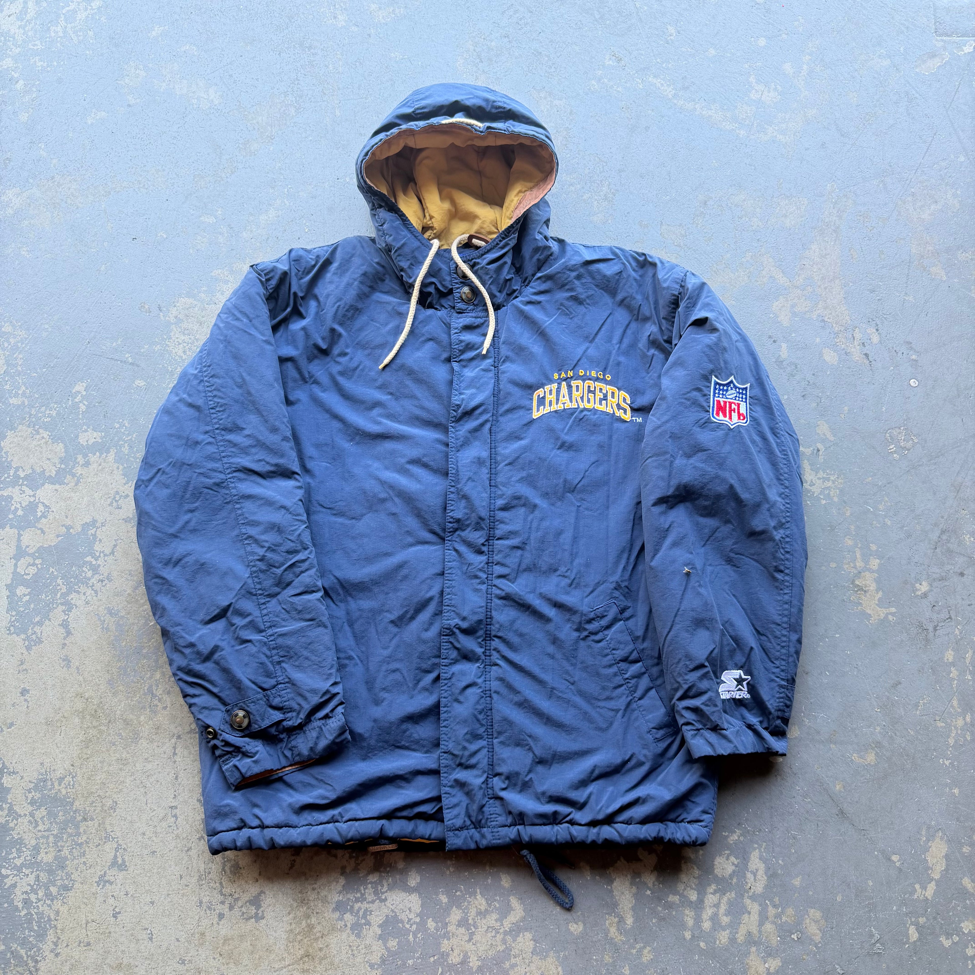90'S CHARGERS STARTER NFL PUFFER JACKET (S)