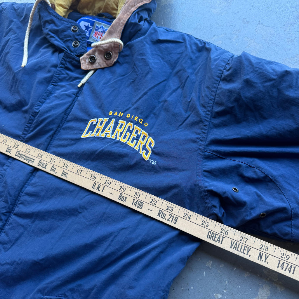 90'S CHARGERS STARTER NFL PUFFER JACKET (S)