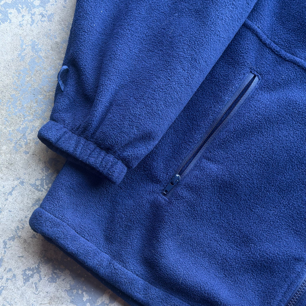 00'S CHARGERS NAVY BLUE FLEECE JACKET (L)