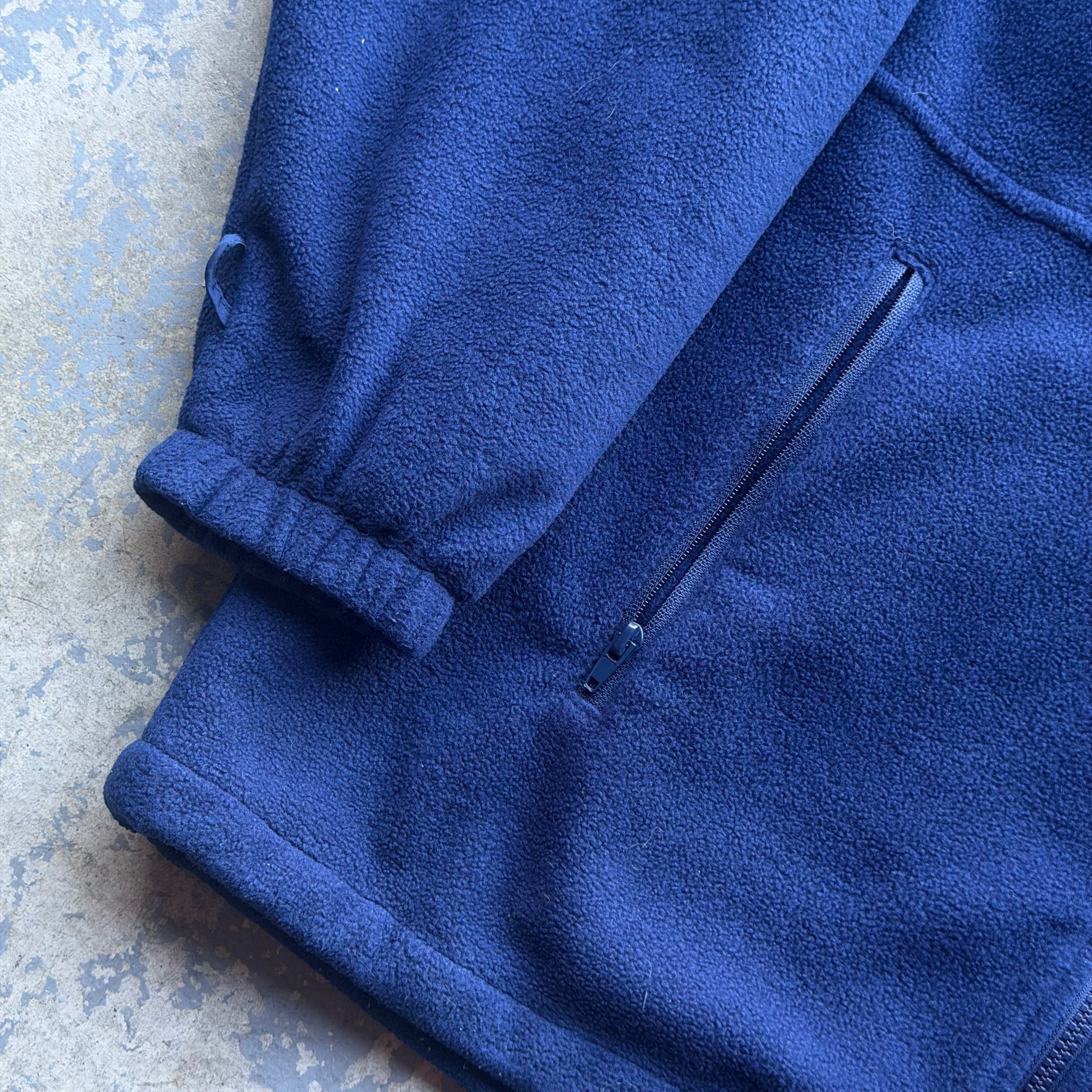 00'S CHARGERS NAVY BLUE FLEECE JACKET (L)