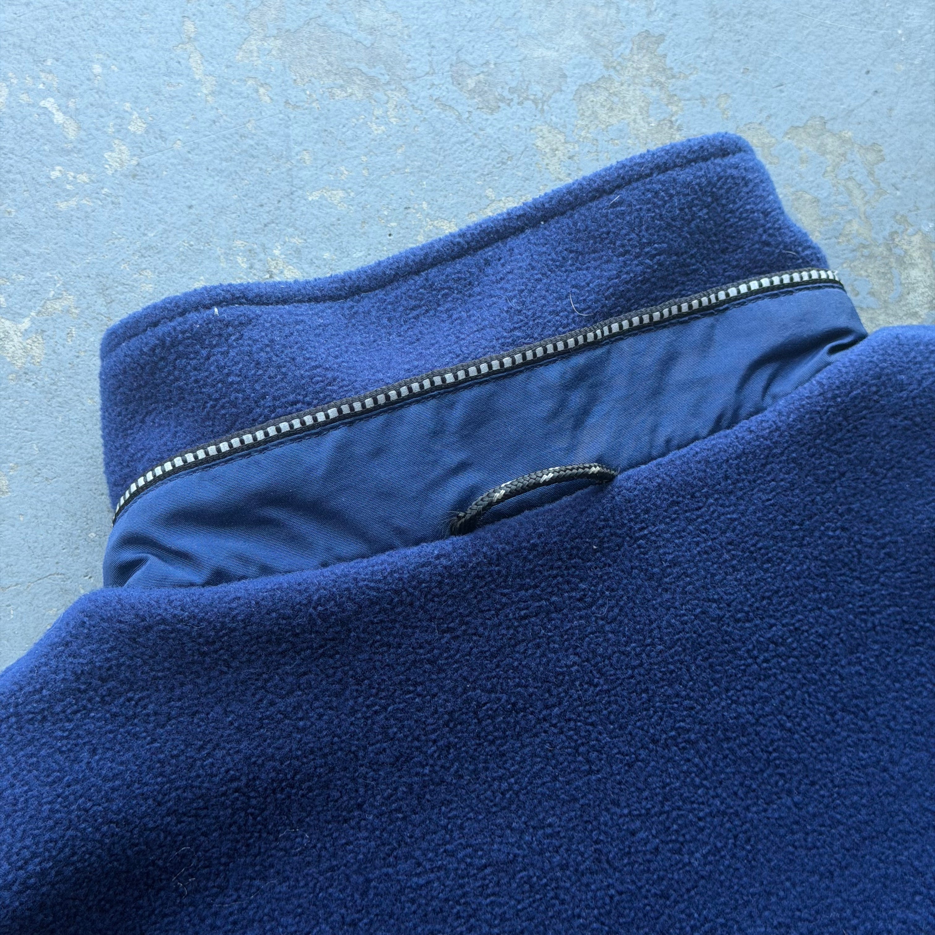00'S CHARGERS NAVY BLUE FLEECE JACKET (L)