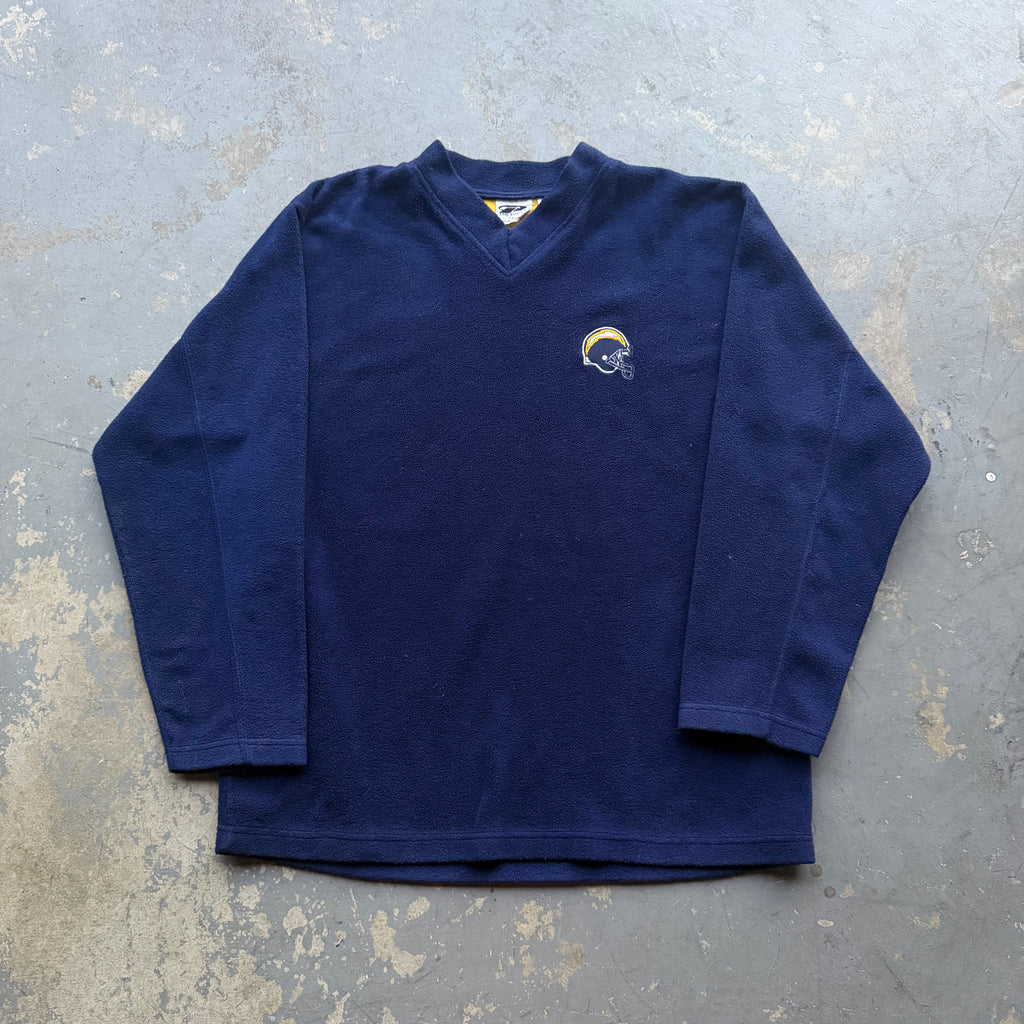 00'S CHARGERS HELMET FLEECE CREWNECK (L)