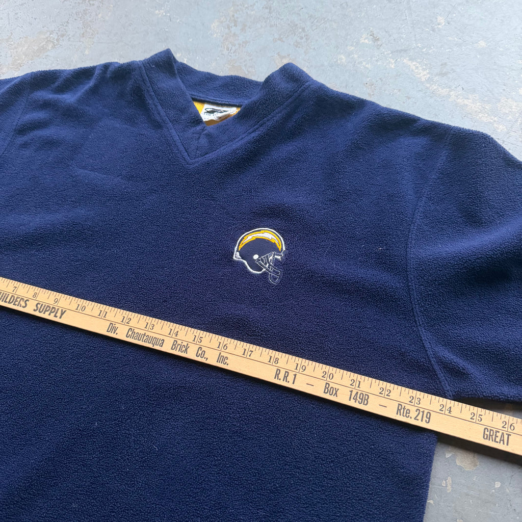 00'S CHARGERS HELMET FLEECE CREWNECK (L)