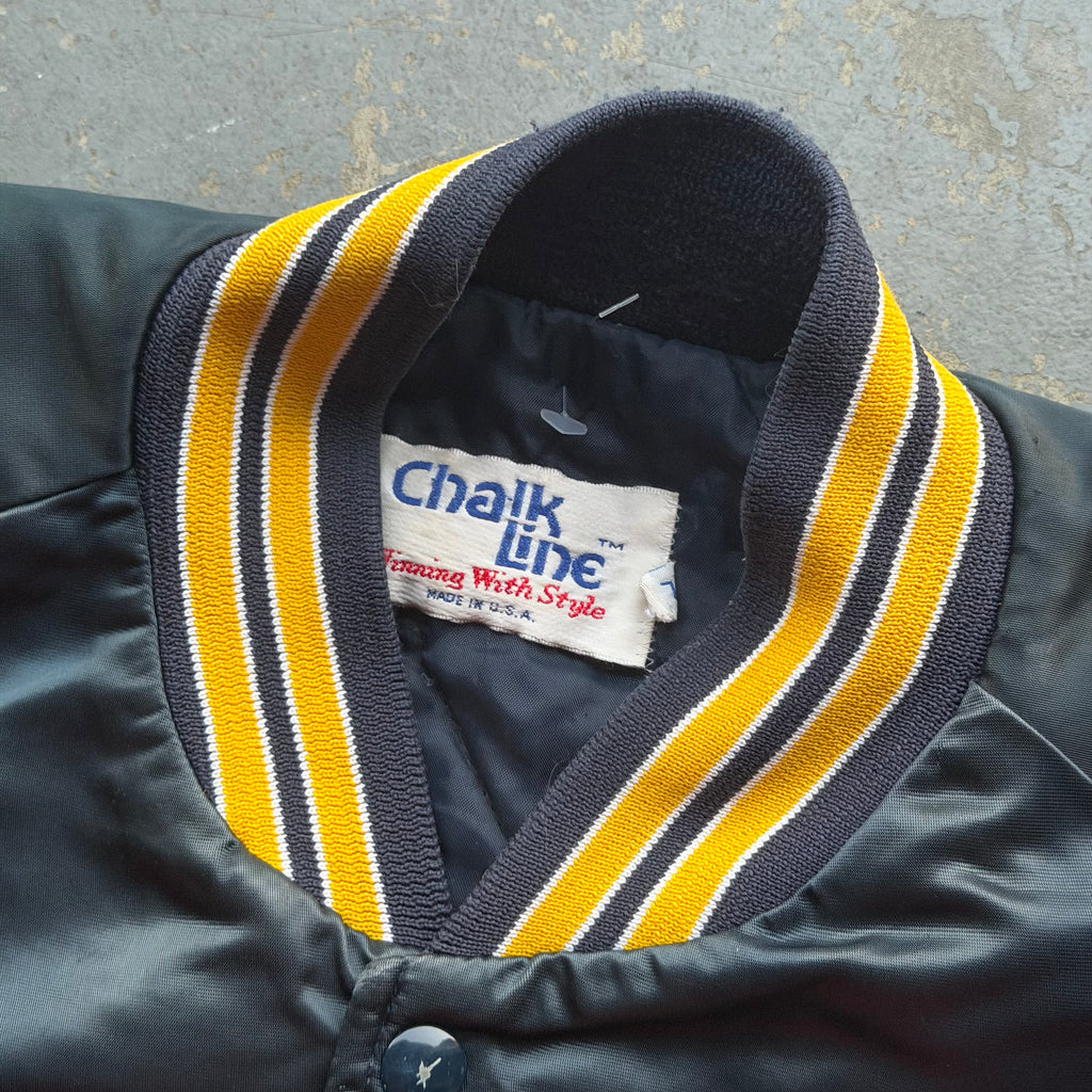 90'S CHARGERS SAN DIEGO CHALK LINE SATIN JACKET (L)