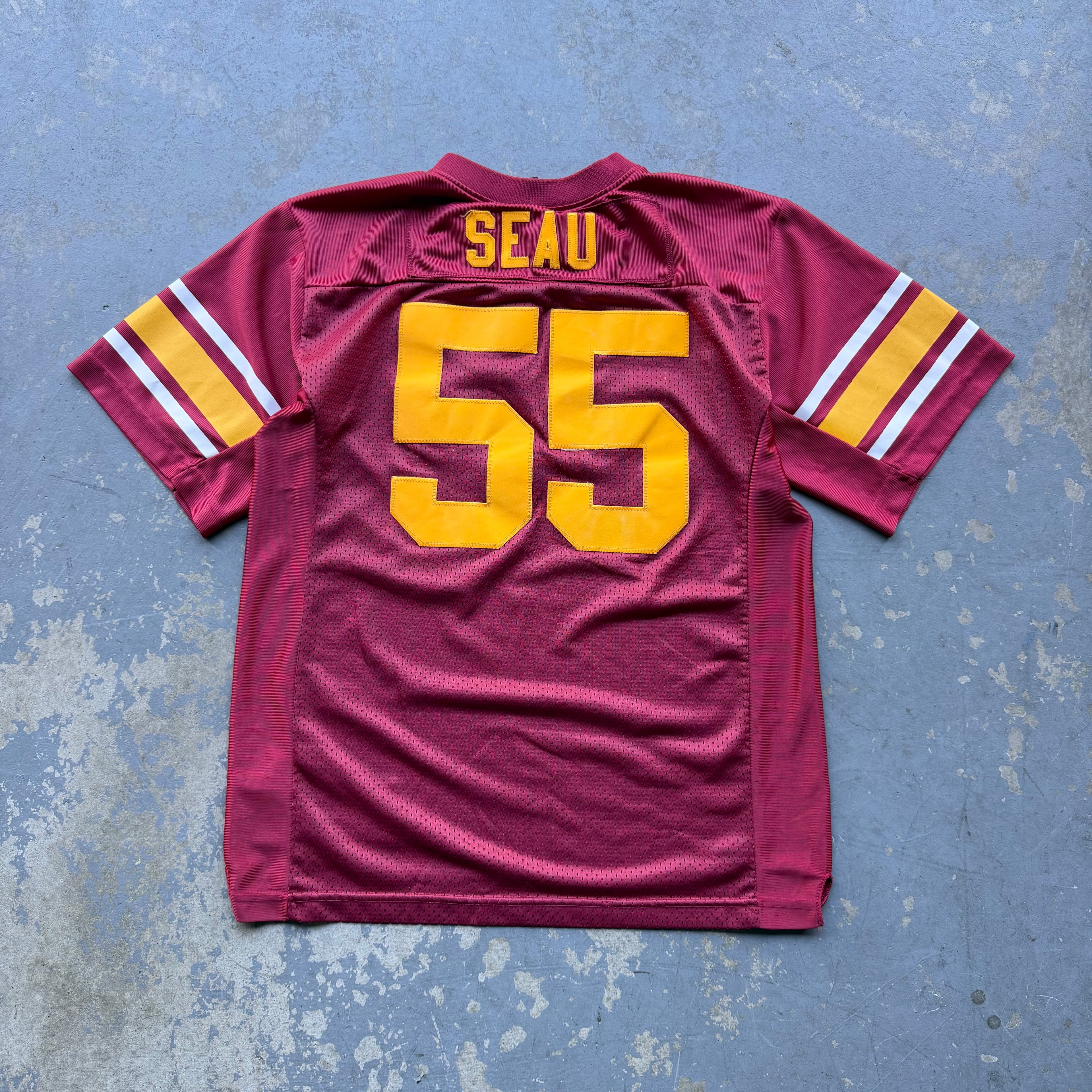 00'S NIKE USC JUNIOR SEAU JERSEY (M) 20.5x27