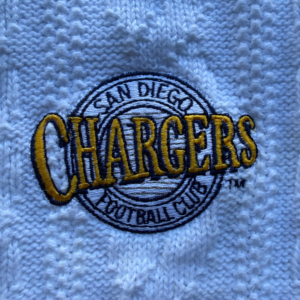 90’S NUTMEG CHARGERS FOOTBALL CLUB KNIT SWEATER (XL)