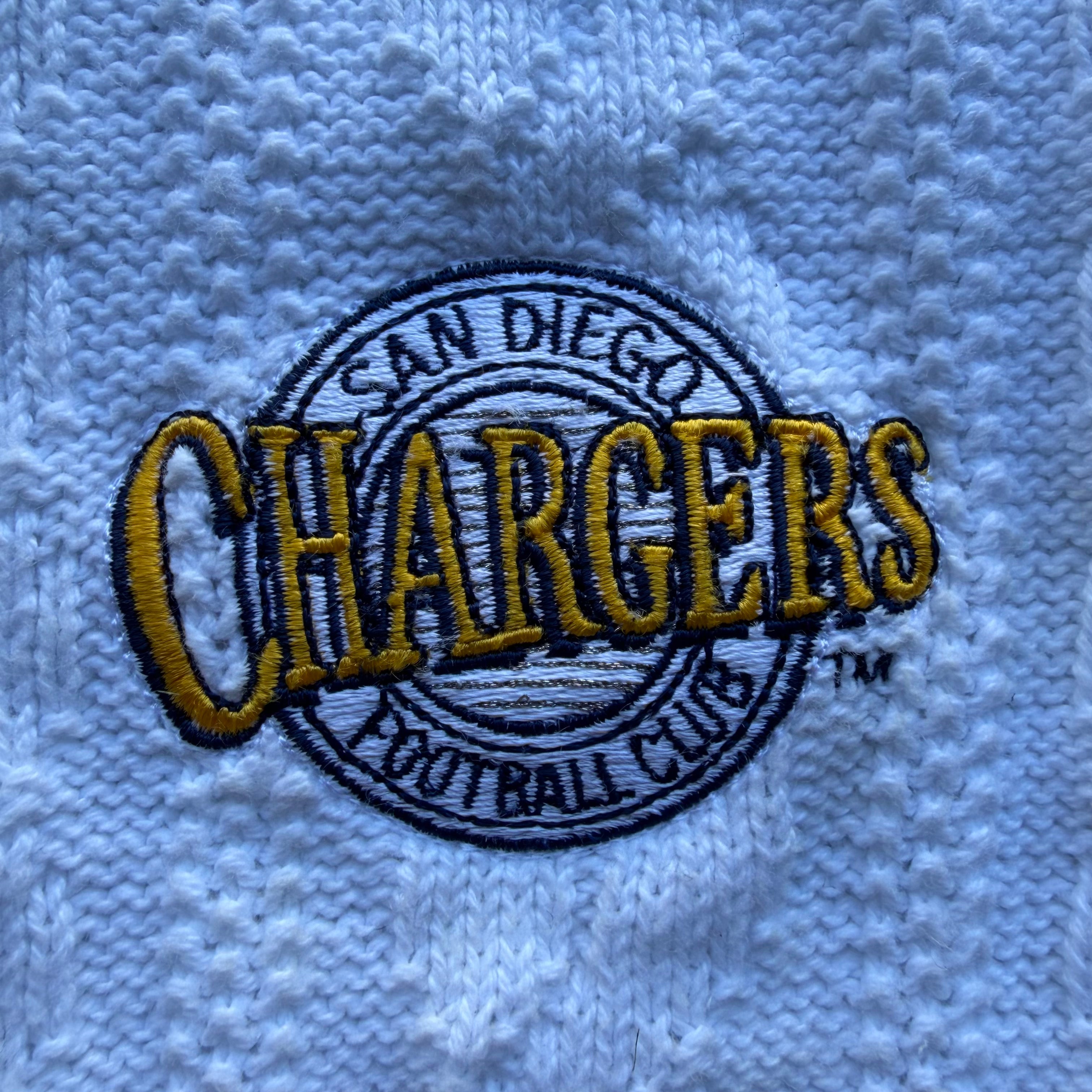 90’S NUTMEG CHARGERS FOOTBALL CLUB KNIT SWEATER (XL)