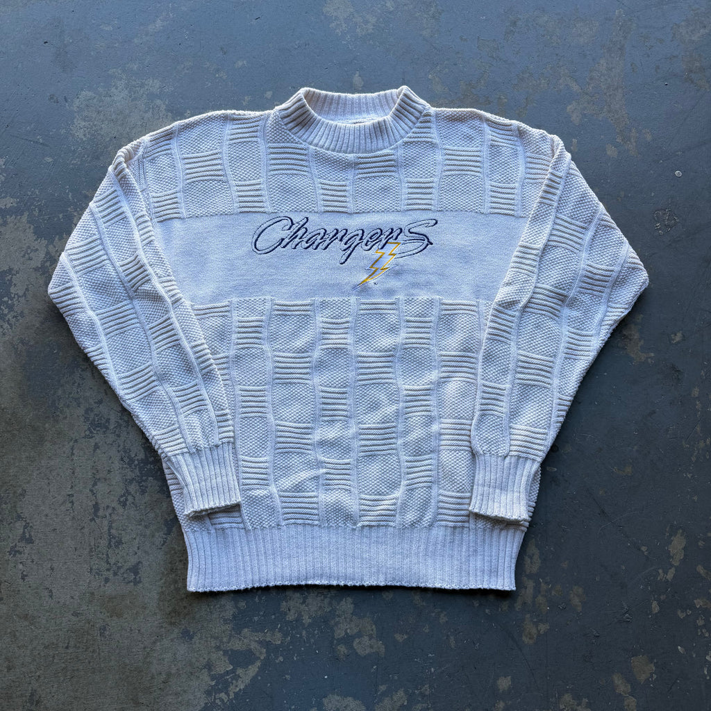 90’S ANTIGUA CHARGERS KNIT SWEATER (L)