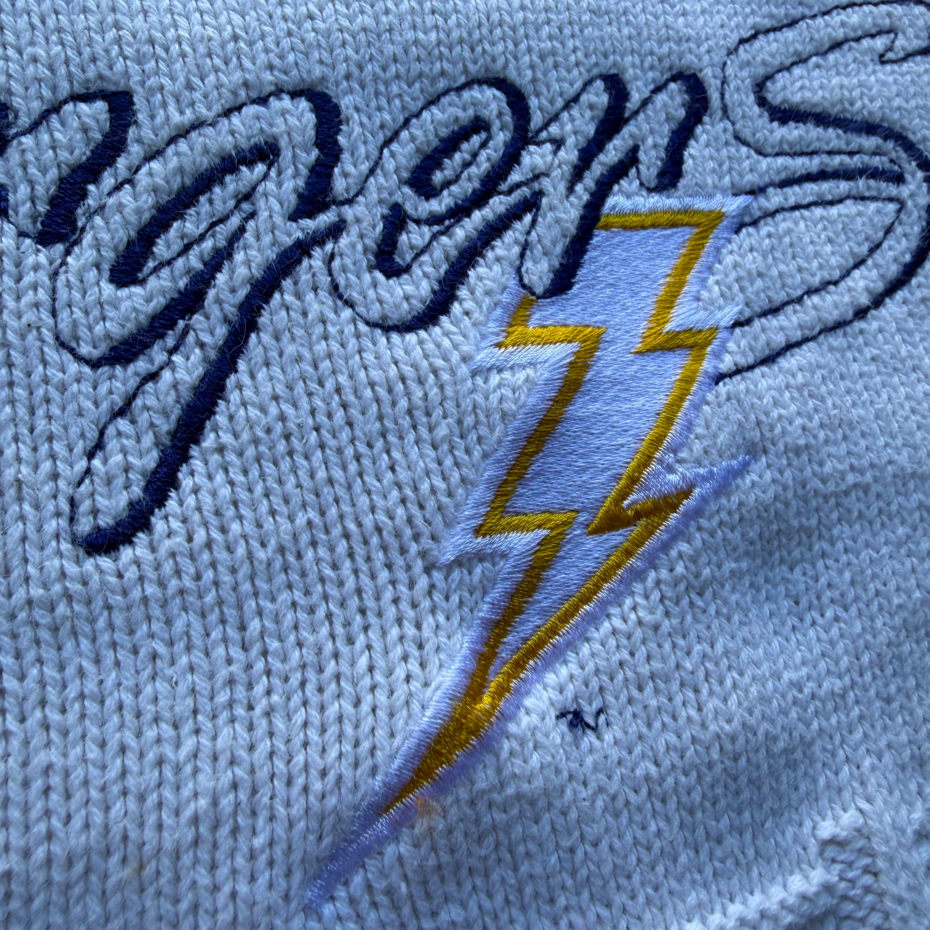 90’S ANTIGUA CHARGERS KNIT SWEATER (L)