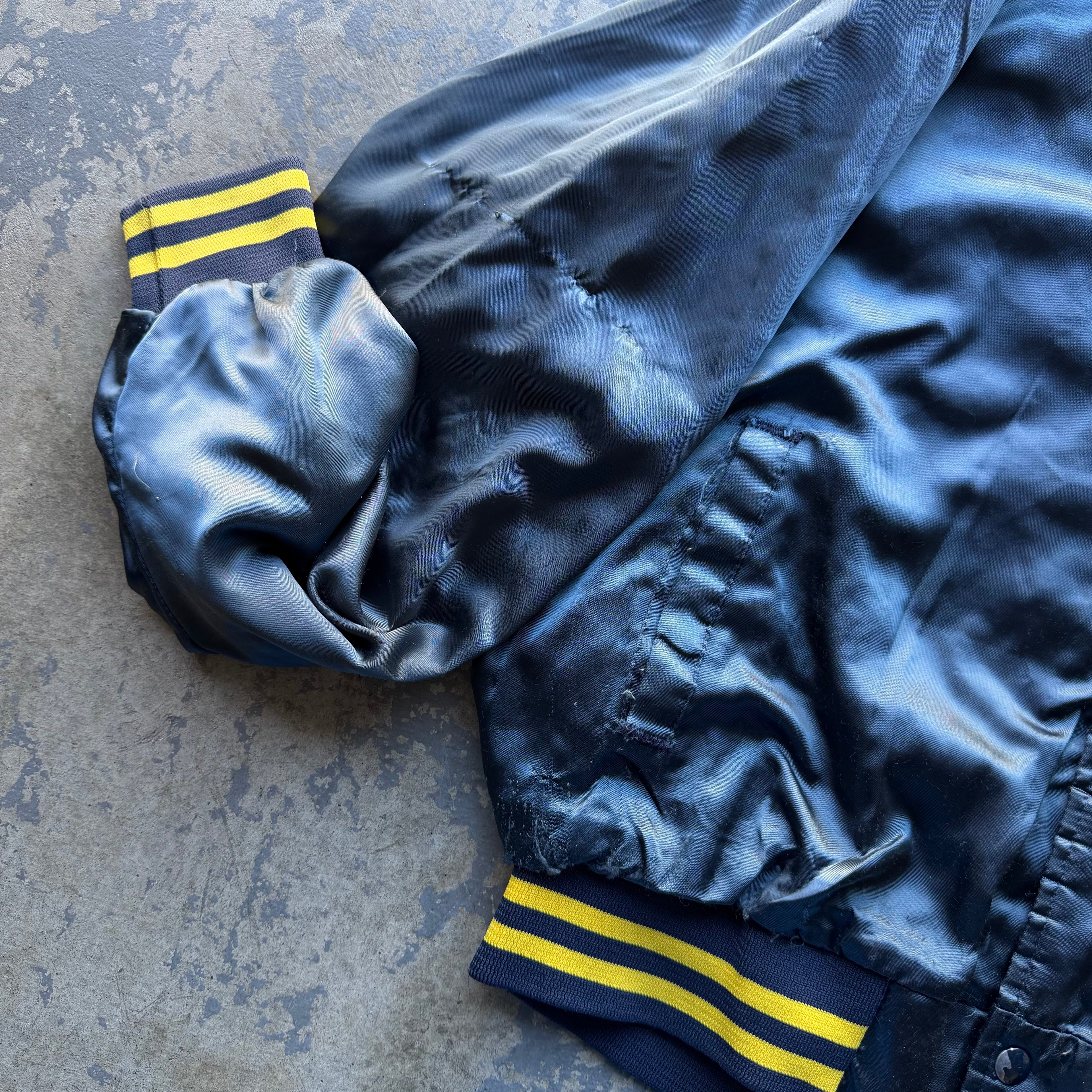 CHALKLINE SAN DIEGO CHARGERS SATIN JACKET (XL)