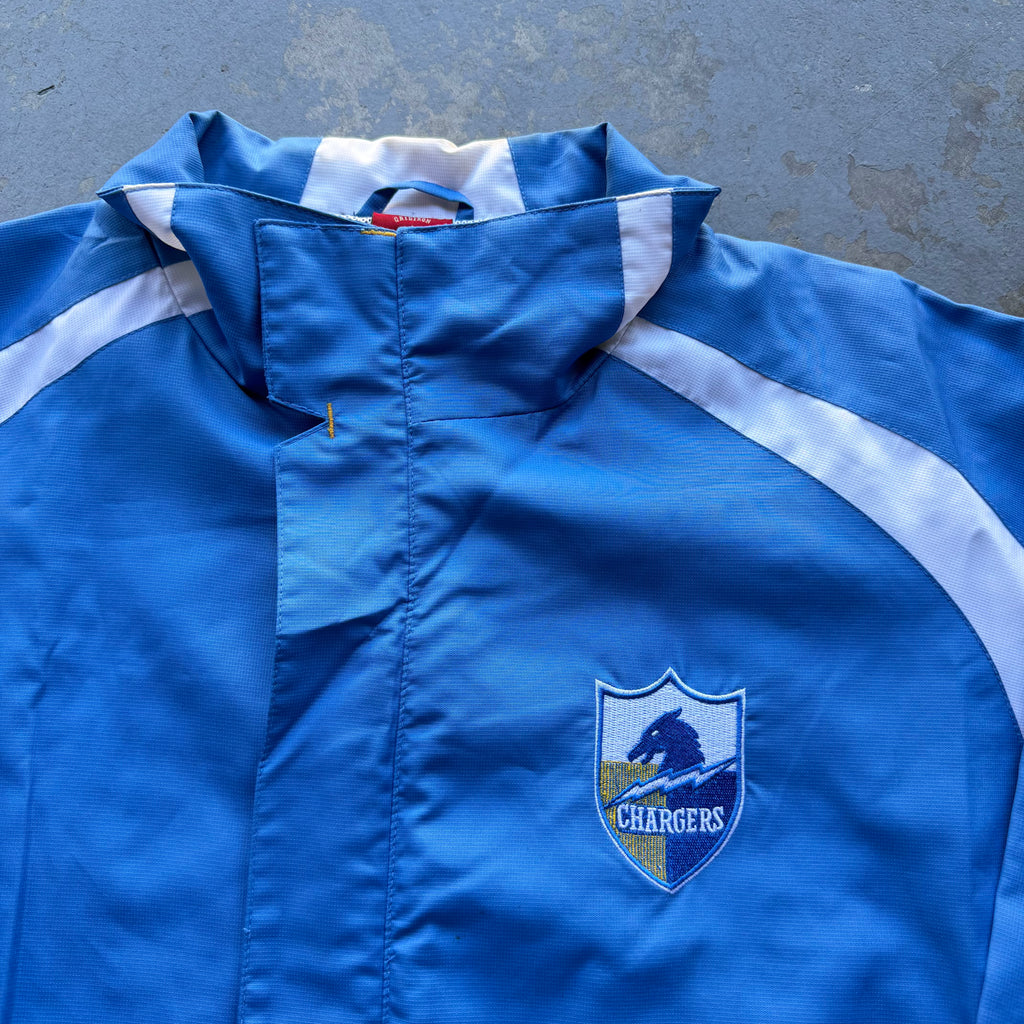 00’S REEBOK CHARGERS SHIELD LOGO JACKET (M)
