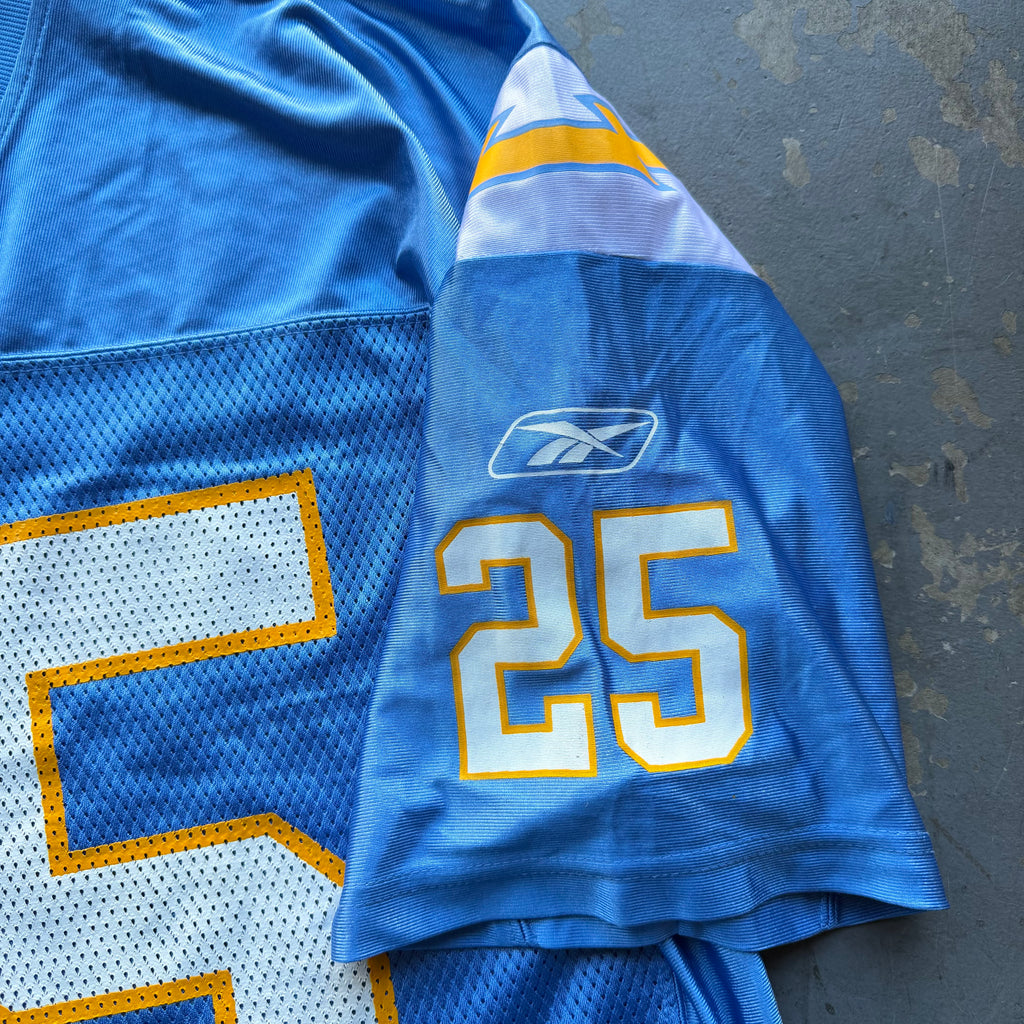 00’S ANTONIO CROMARTIE CHARGERS REEBOK POWDER BLUE JERSEY (L)