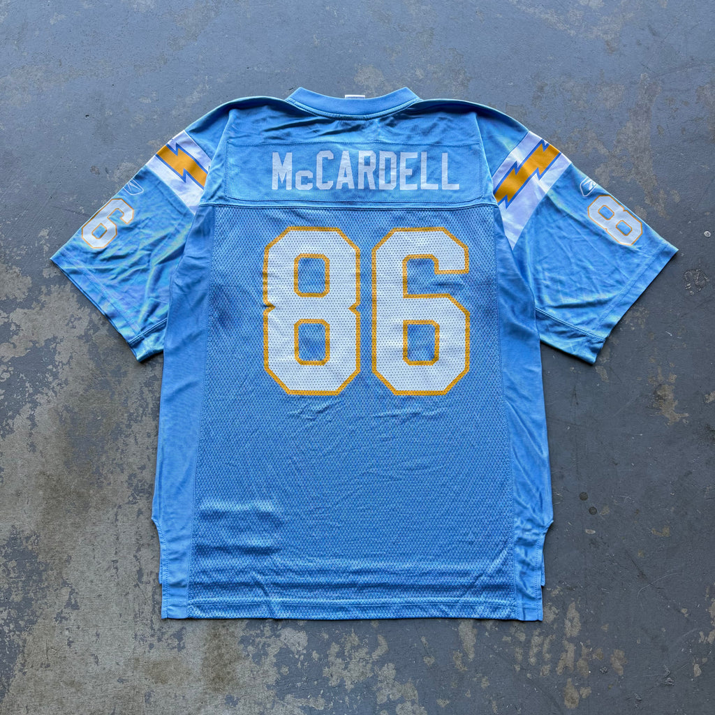 00’S KEENAN MCCARDELL CHARGERS REEBOK POWDER BLUE JERSEY (M)