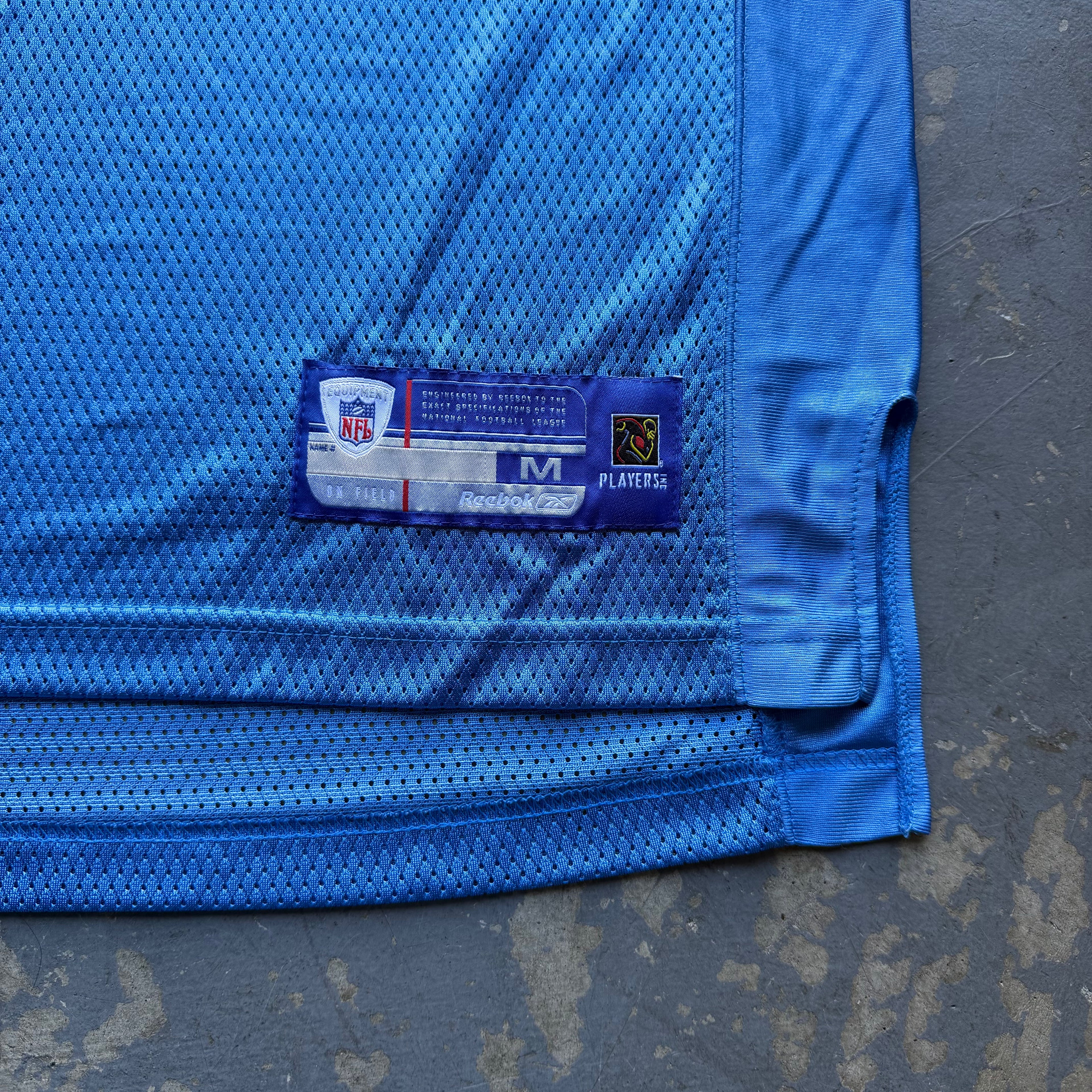 00’S LUIS CASTILLO CHARGERS REEBOK POWDER BLUE JERSEY (M)