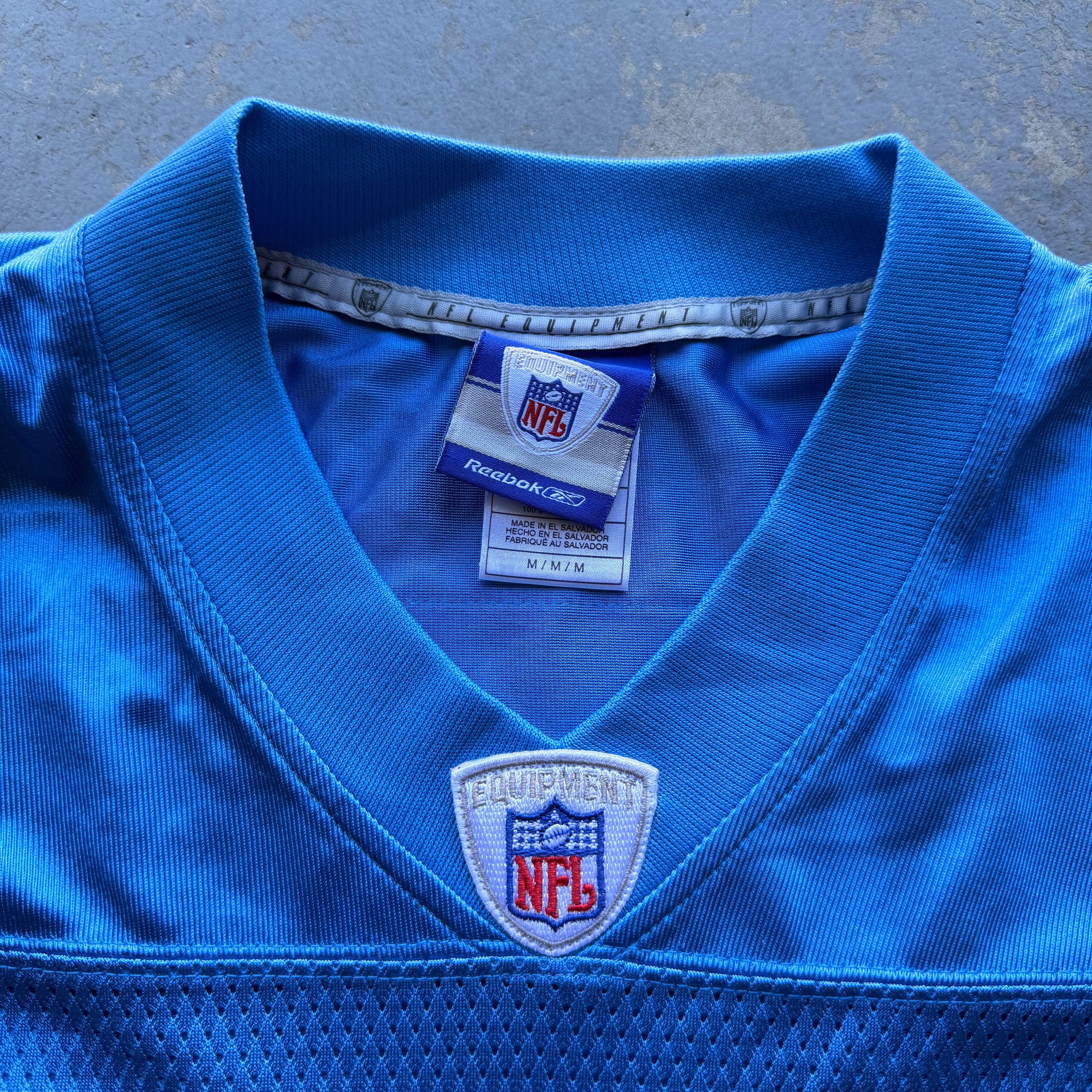 00’S LUIS CASTILLO CHARGERS REEBOK POWDER BLUE JERSEY (M)