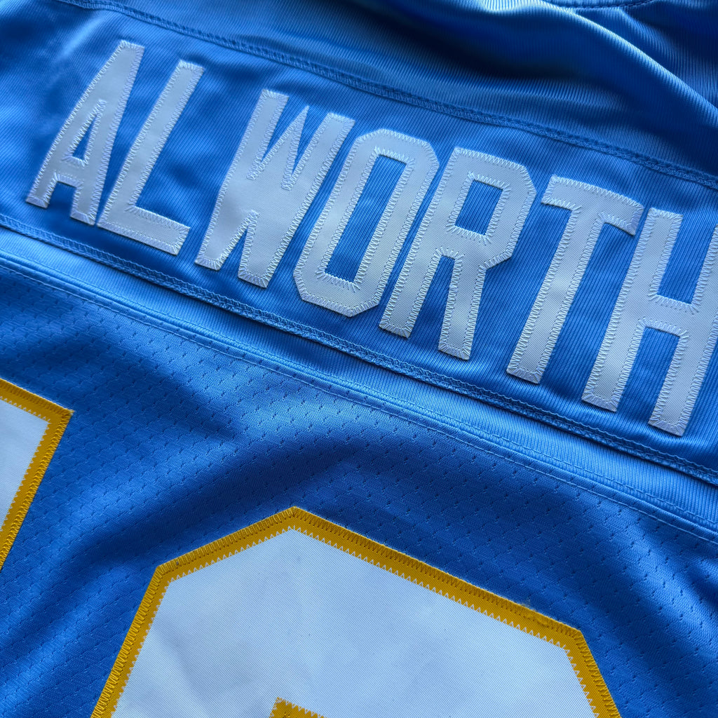 00’S LANCE ALWORTH CHARGERS REEBOK THROWBACK POWDER BLUE JERSEY (M)