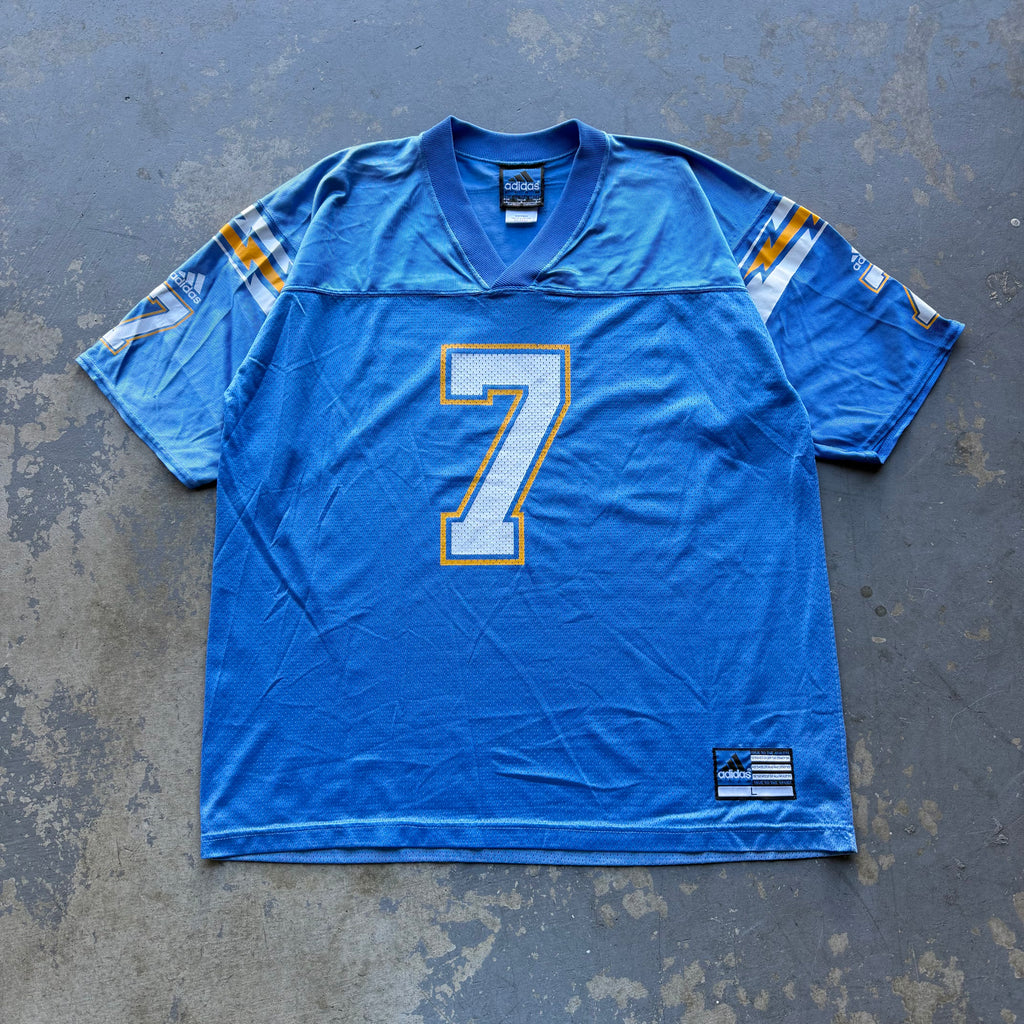90’S DOUG FLUTIE CHARGERS ADIDAS POWDER BLUE JERSEY (L)