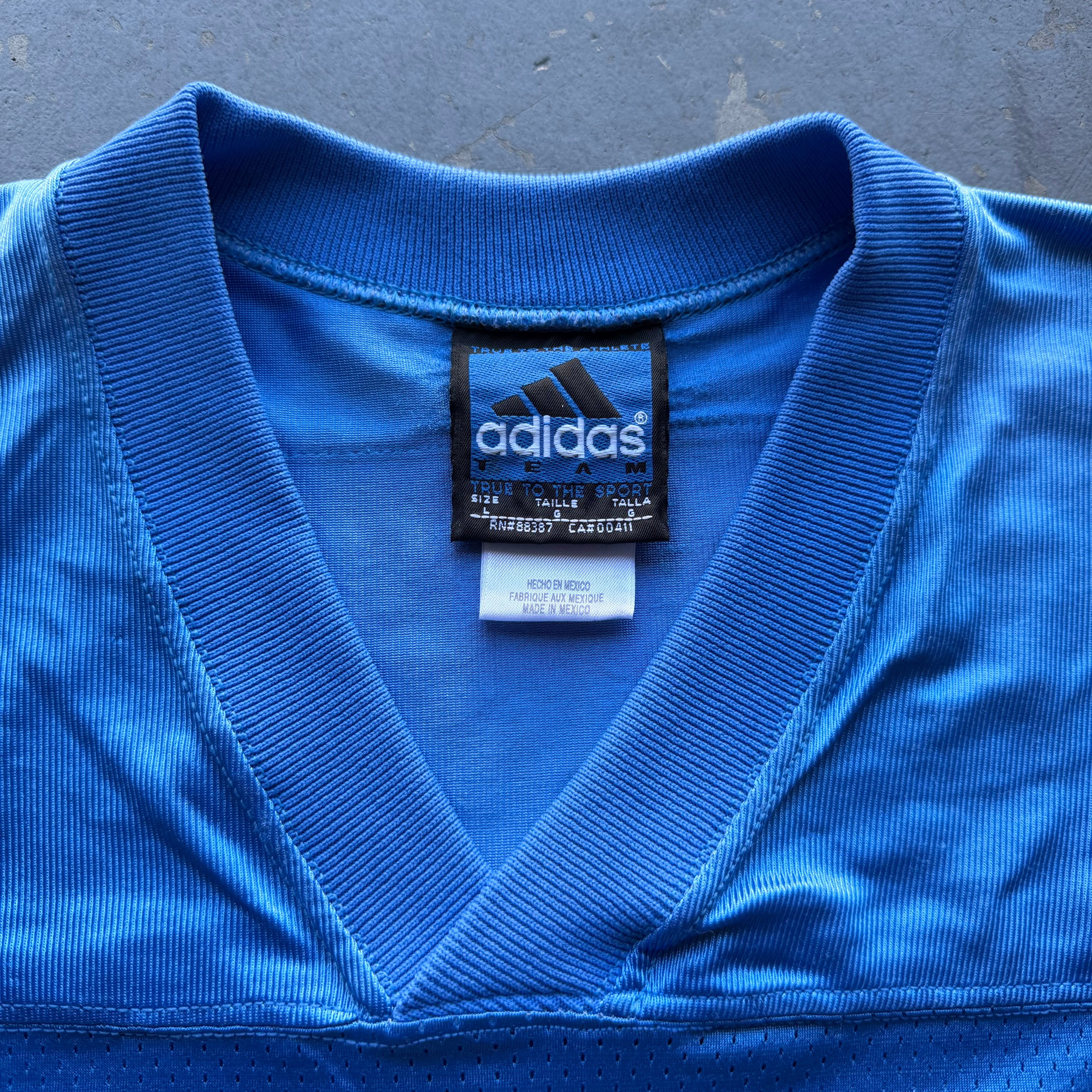 90’S DOUG FLUTIE CHARGERS ADIDAS POWDER BLUE JERSEY (L)