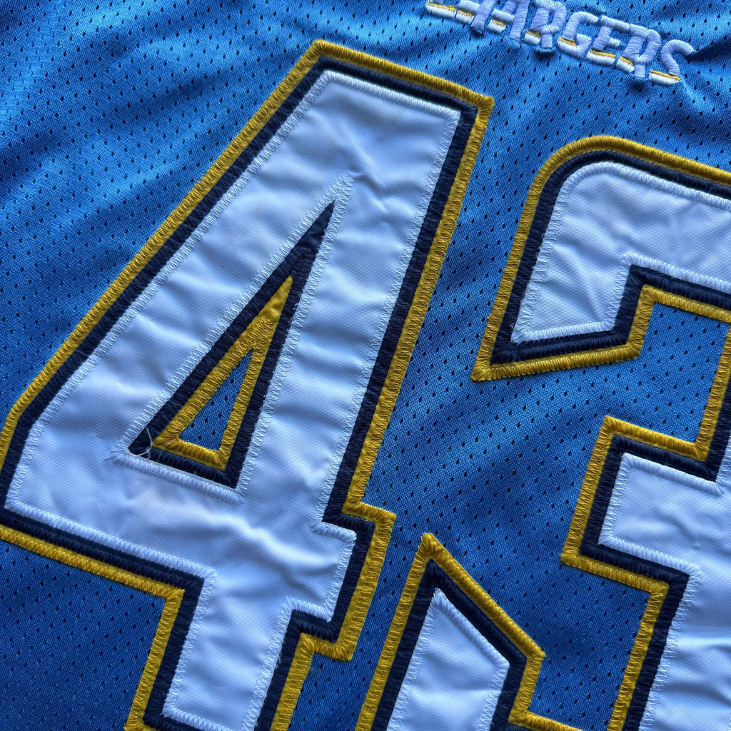00’S DARREN SPROLES CHARGERS REEBOK POWDER BLUE JERSEY (54) XXL