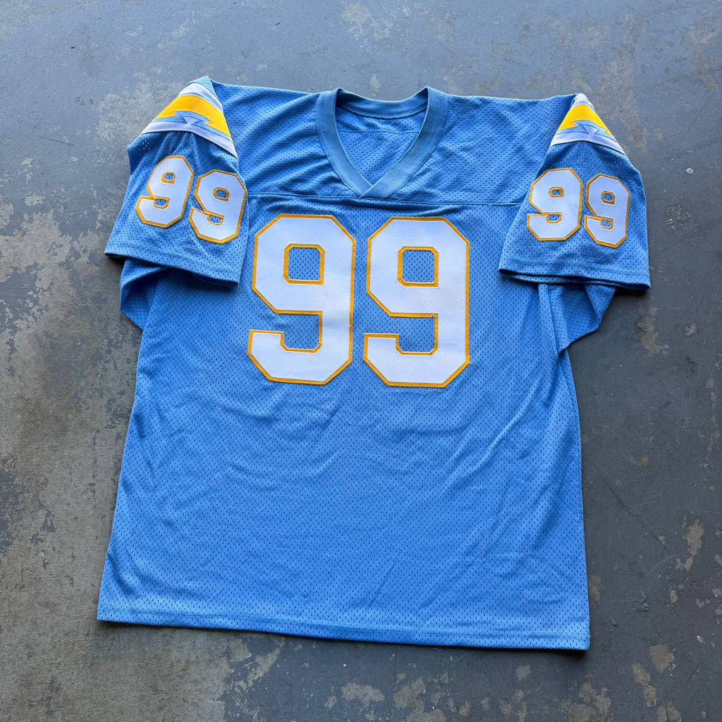 AUTOGRAPHED IGOR OLSHANKY CHARGERS POWDER BLUE JERSEY (XL)