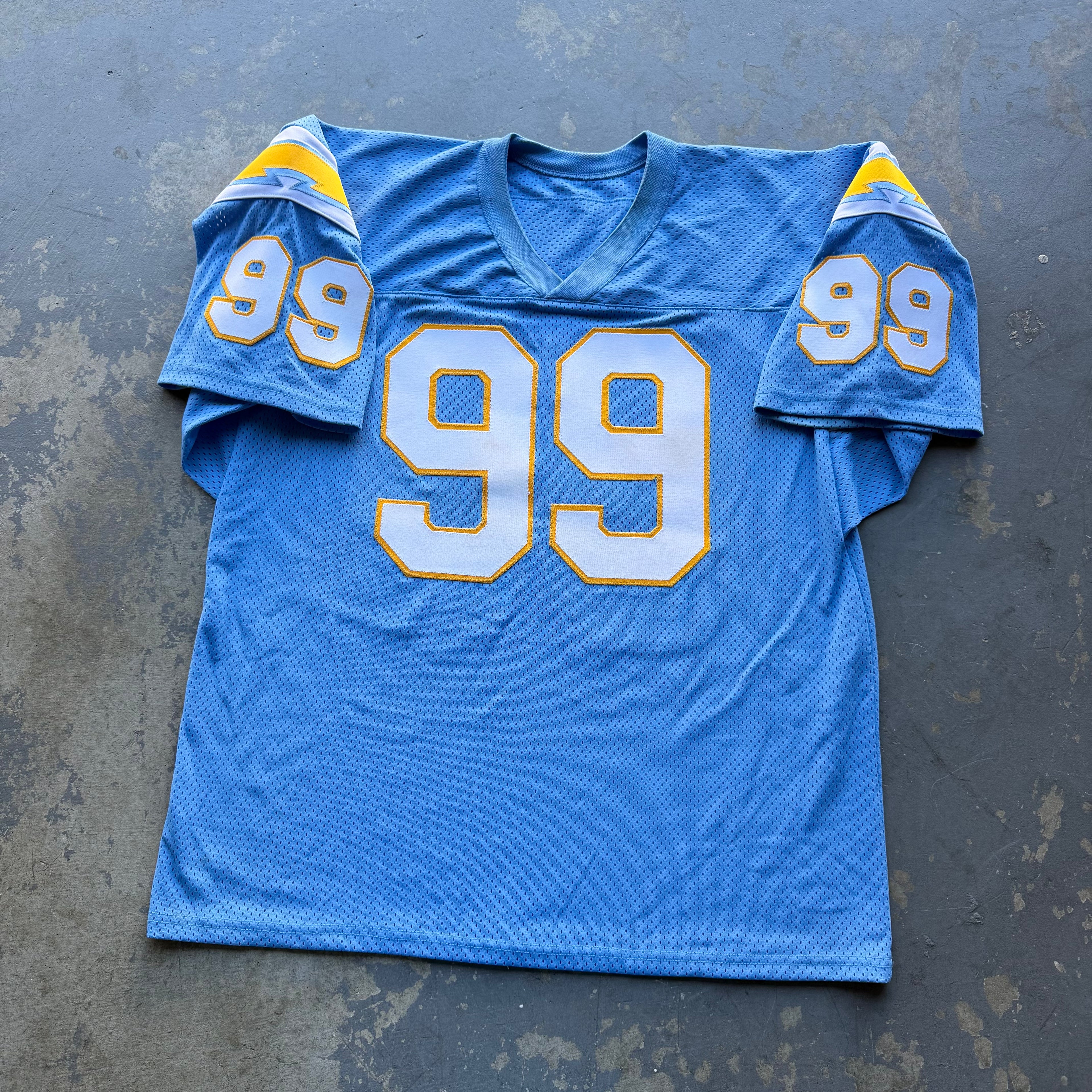 AUTOGRAPHED IGOR OLSHANKY CHARGERS POWDER BLUE JERSEY (XL)