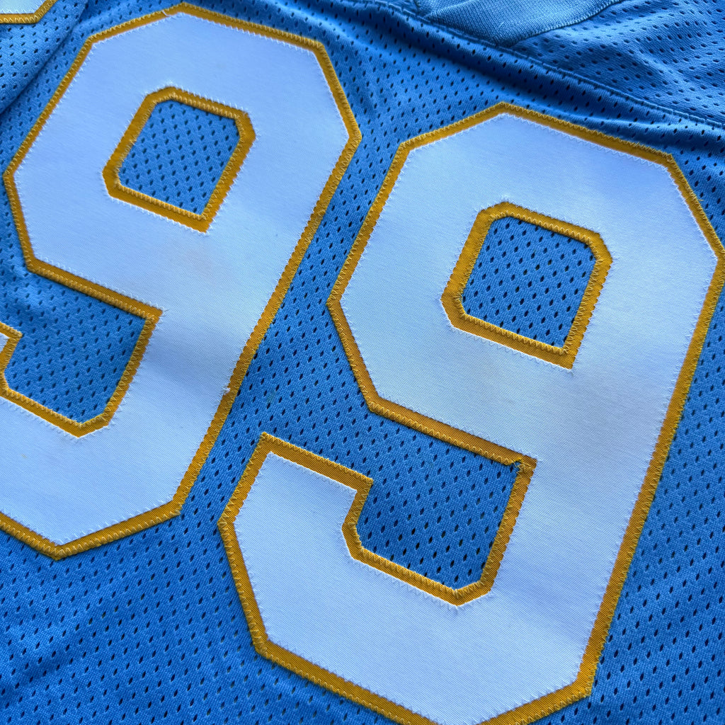 AUTOGRAPHED IGOR OLSHANKY CHARGERS POWDER BLUE JERSEY (XL)