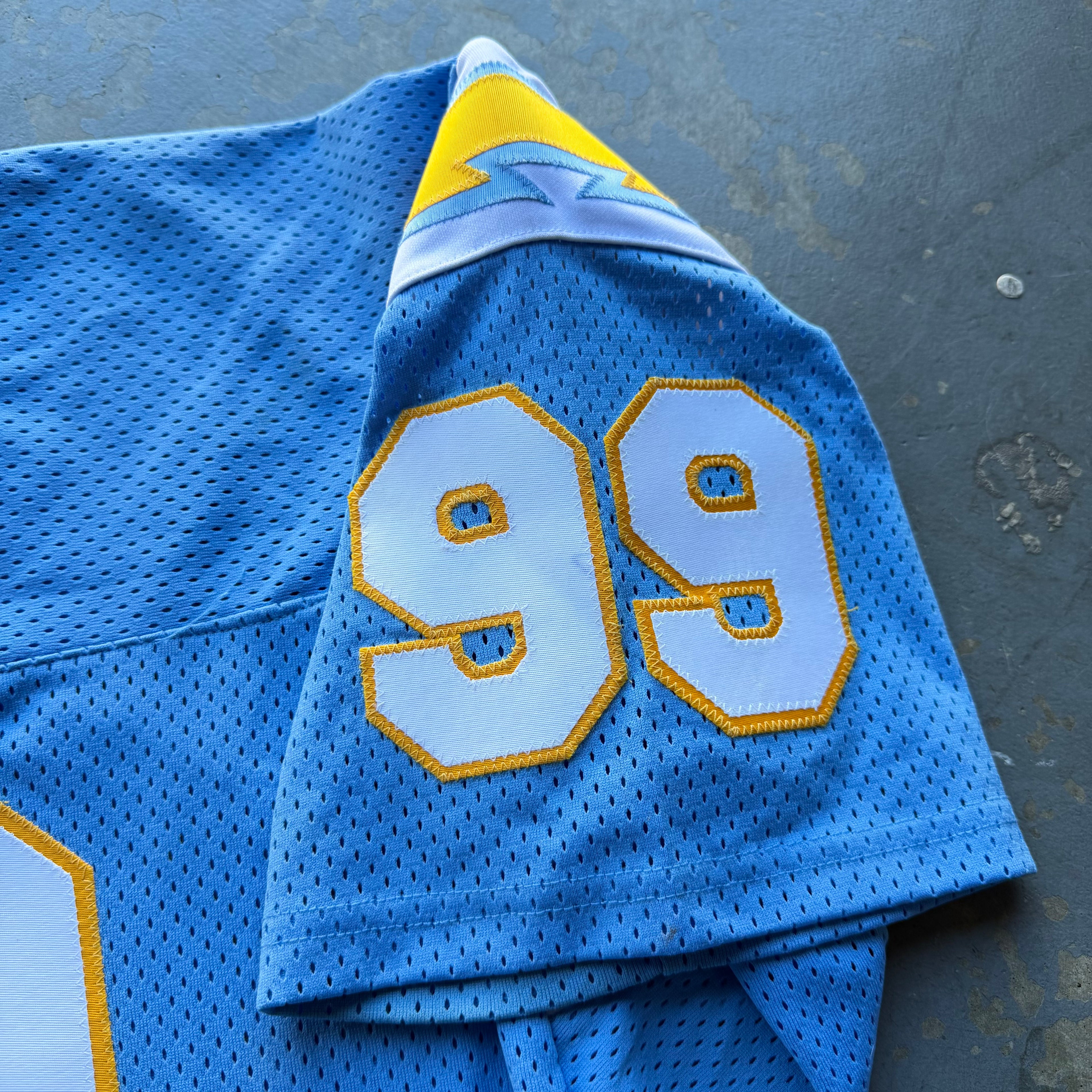 AUTOGRAPHED IGOR OLSHANKY CHARGERS POWDER BLUE JERSEY (XL)
