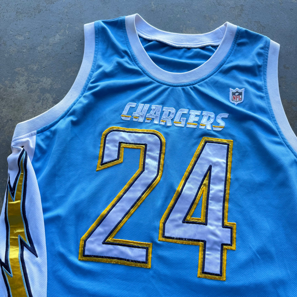00’S CHARGERS RYAN MATTHEWS POWDER BLUE BASKETBALL BOLT JERSEY (XL)
